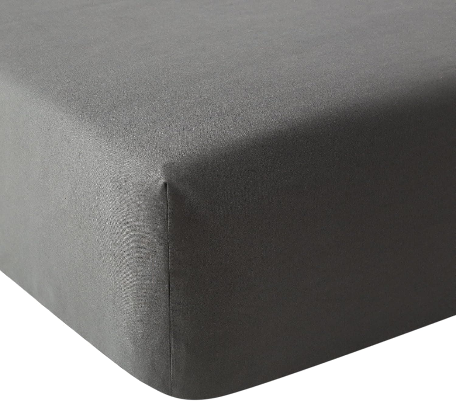 Microfiber, Dunkelgrau Premium Spannbetttuch 140x200cm - 160x200cm, Spannbettlaken mit Rundumgummi für Kinder und Erwachsene