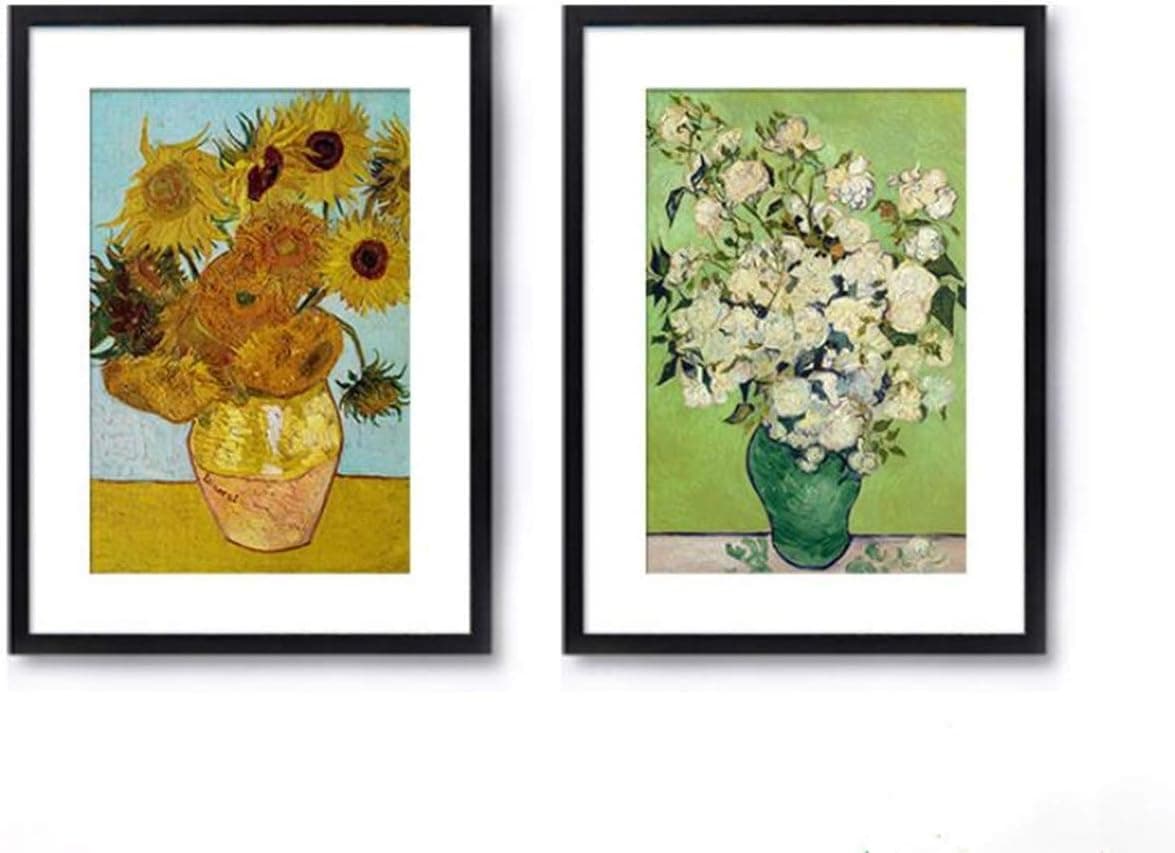 Picture Frame Set of 2 Made of Solid Wood for Table Top Display and Wall Mounting Photo Frame Black (8x10 inch)