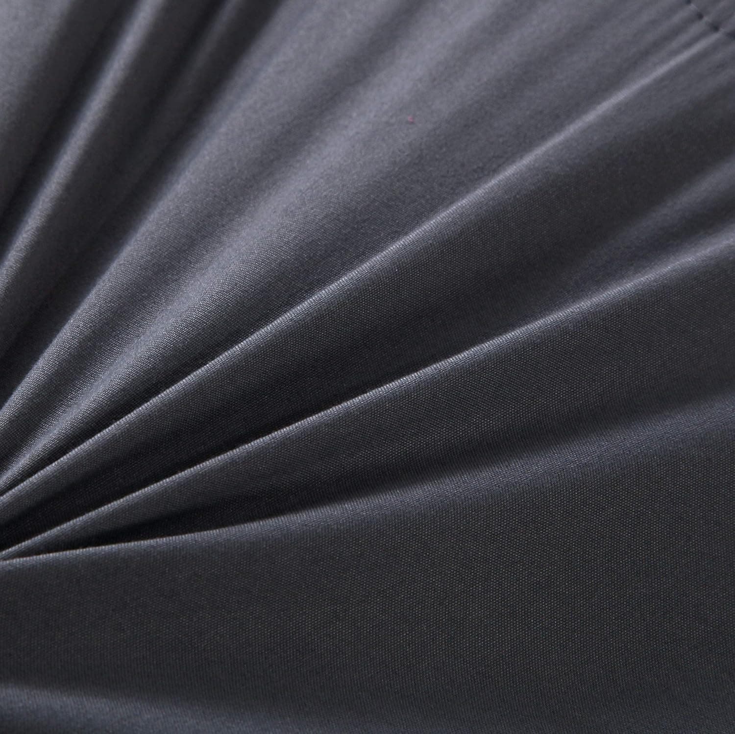 Duvet and Anti Allergy Lightweight Quilt Duvet (10.5Tog-King, Dark Light Grey)