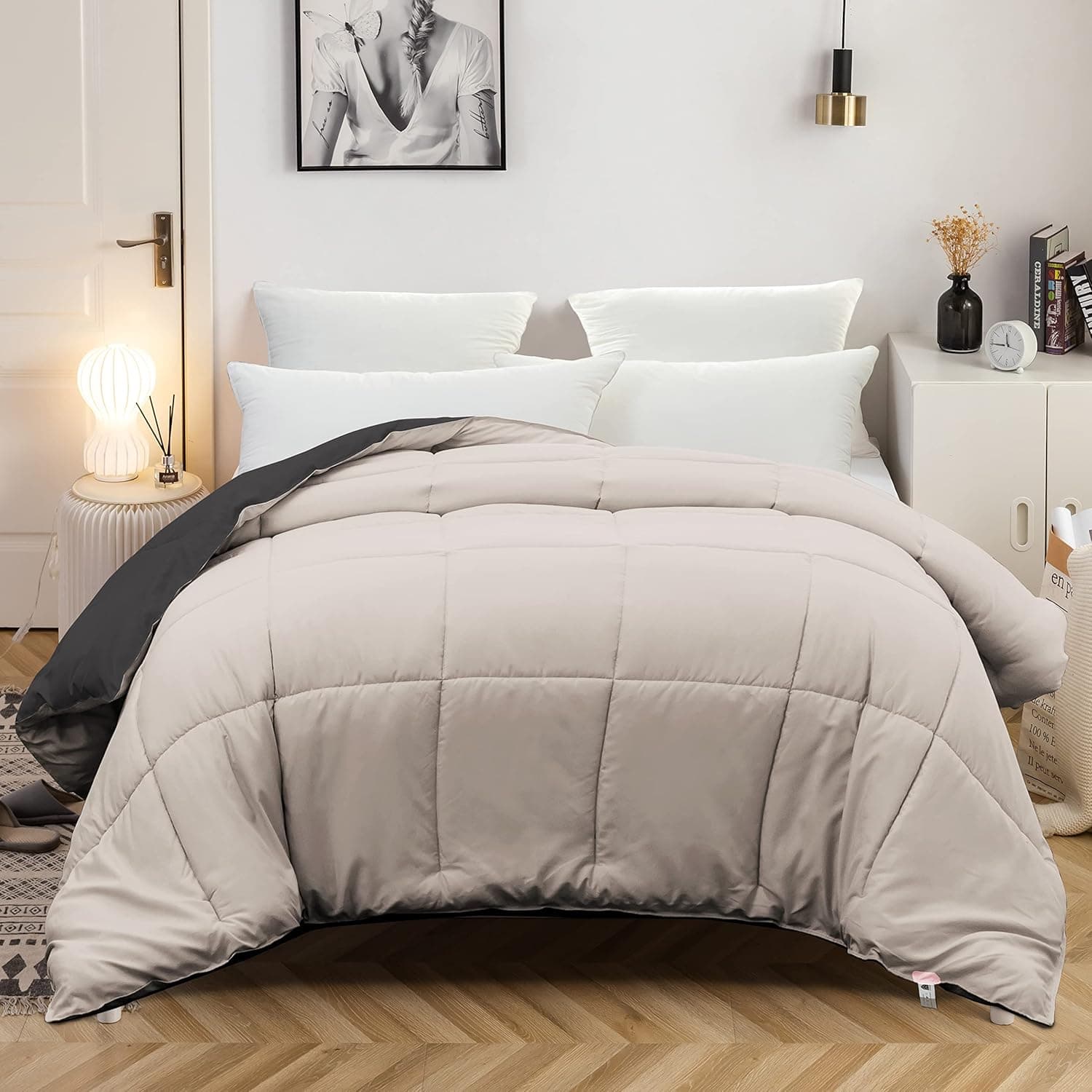AYSW Comforter Grey Dark + Grey Light 140x200cm