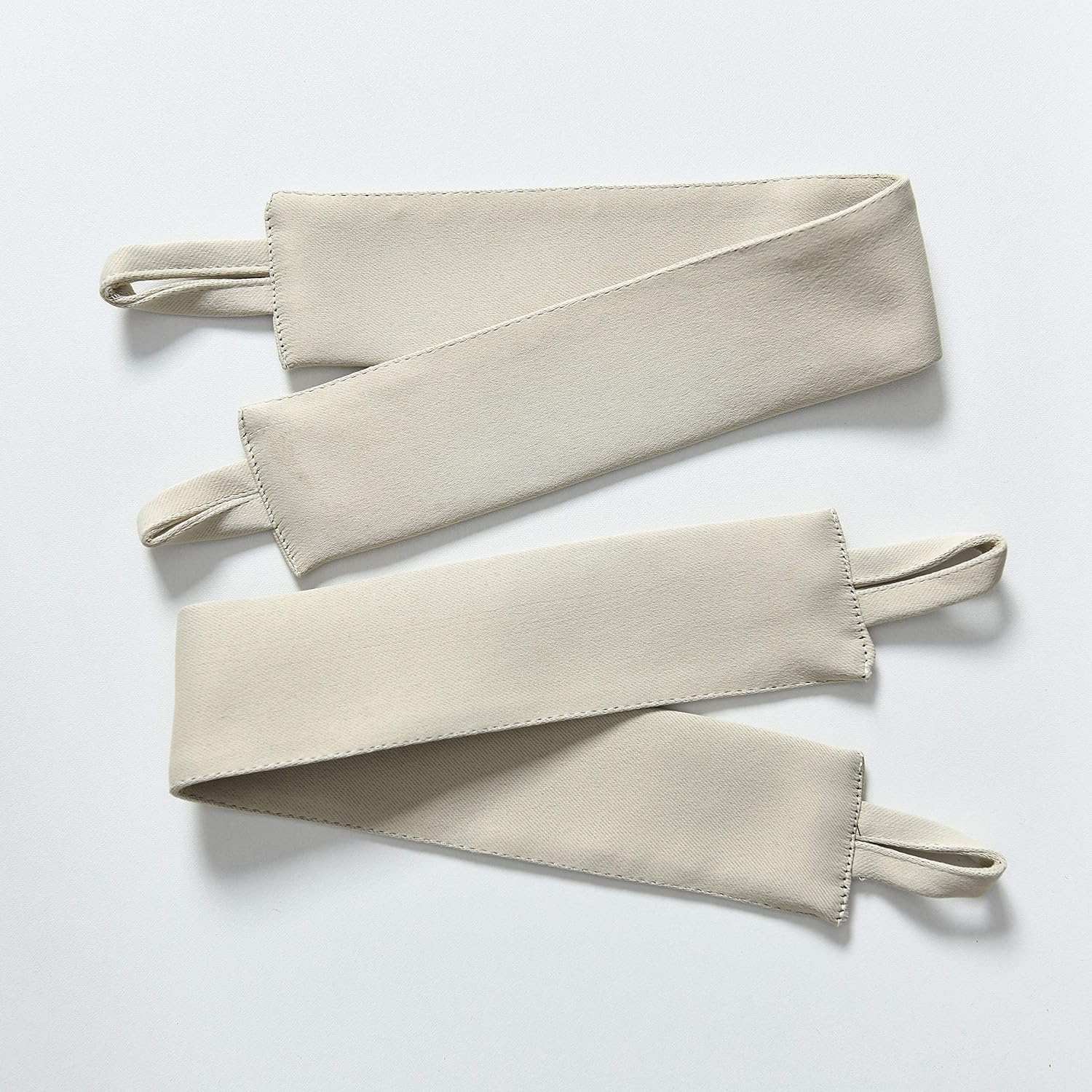 Rideaux occultants AYSW pour fenêtre de chambre à œillets, panneaux thermiques isolants 46" Largeur x 54" Longueur, 2 Panneaux Beige/Crème 5