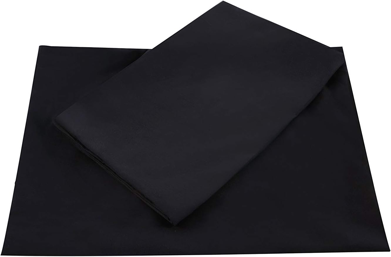2er Pack Pillowcase 50x75cm High-quality & Quality Pillow Cover with Zipper 100% Microfiber in 5 Colors Dark-Grey/Black/Pink/White/Beige 2