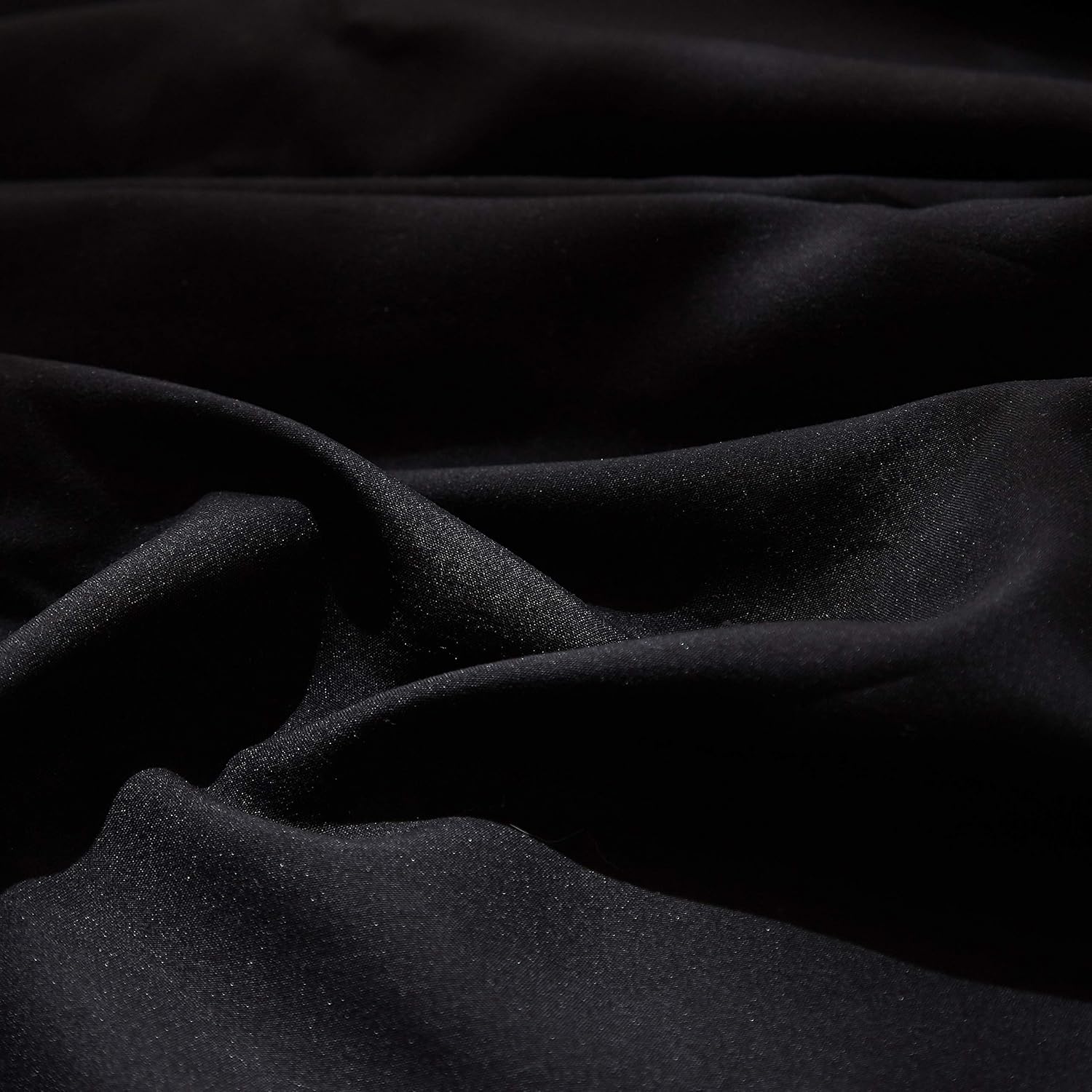 Warm Fitted Sheet Double Bedding Sheet with All Around Elastics Brushed Microfiber Black 6