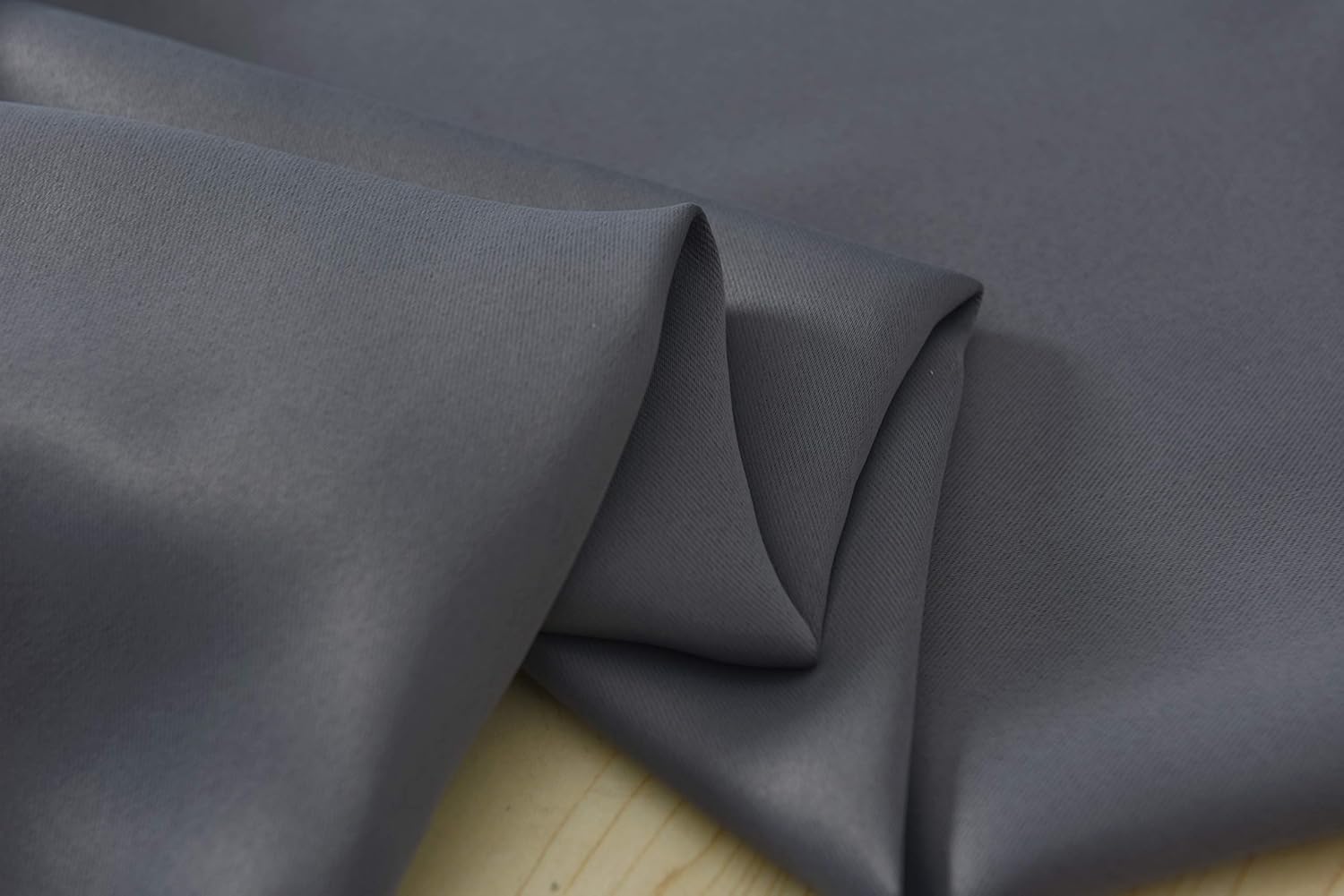 Rideau Occultant, rideau opaque avec œillets, rideaux opaques, 250g/m2, 245x140 cm Lot de 2 Gris 6