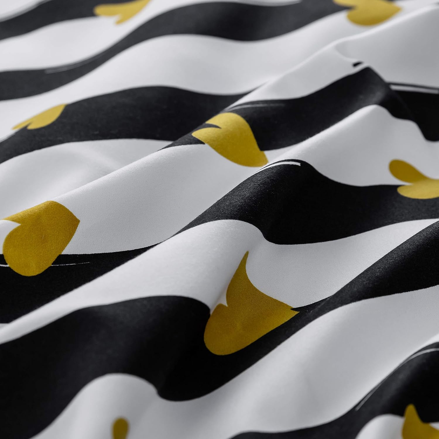 3-piece microfiber bedding 200x200cm +2 pillowcases 80x80cm (200 x 200 cm, Vertical Black-white Stripes) 2