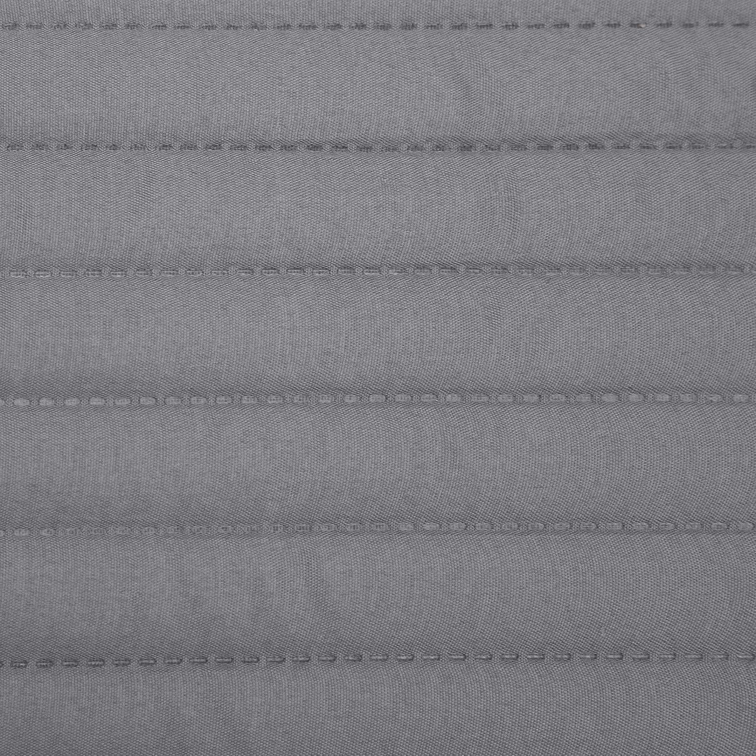 Lot de 2 taies d'oreiller 50x75 cm, taies d'oreiller de haute qualité, en Double Face couleurs Gris et Beige 5