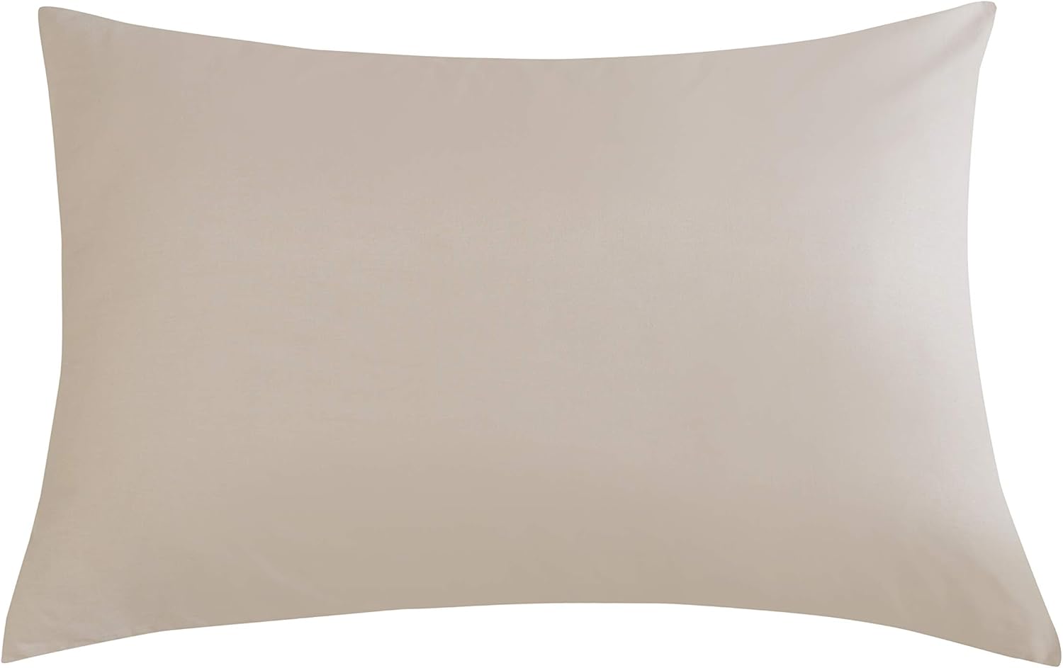 2-piece set Pillowcase High Quality & Quality Pillow Cover with Zipper 100% Microfiber (50 x 75 cm, Beige) 7