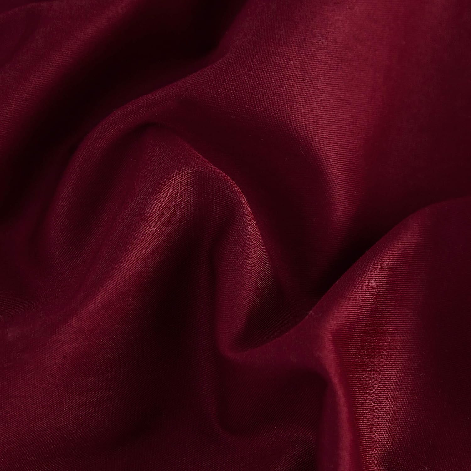 Cotton Bedding 200x200 cm Burgundy 3-piece Set 1 duvet cover with 2 pillowcase 80x80 cm 6