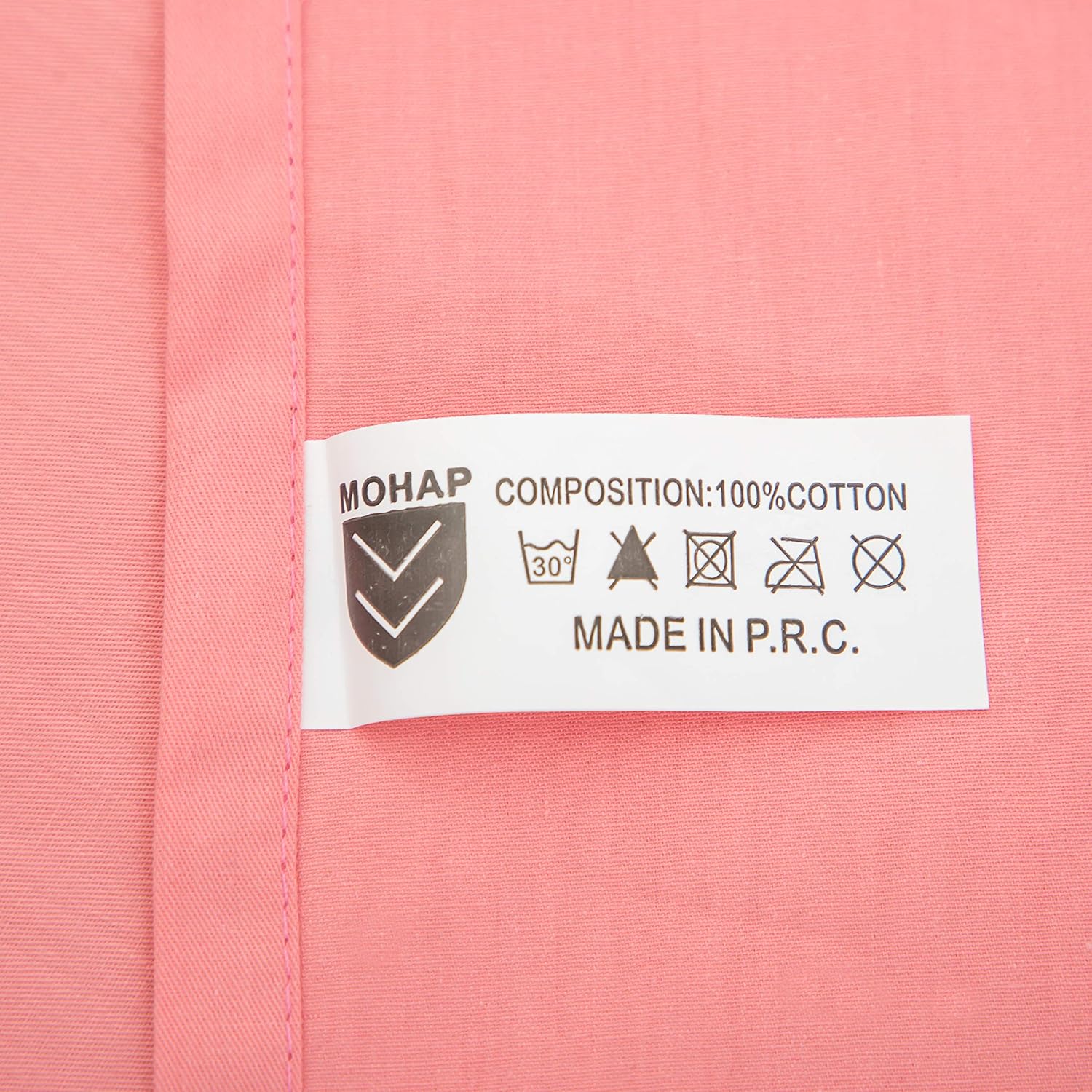 AYSW 300-Thread-Count 100% Cotton Sheet Set Pink Coral Queen 4-Piece Natural Cotton Luxury Bedding Sheets for Bed Breathable Soft & Silky Tight Woven Fits Mattress up to 16'' Deep Pocket 8