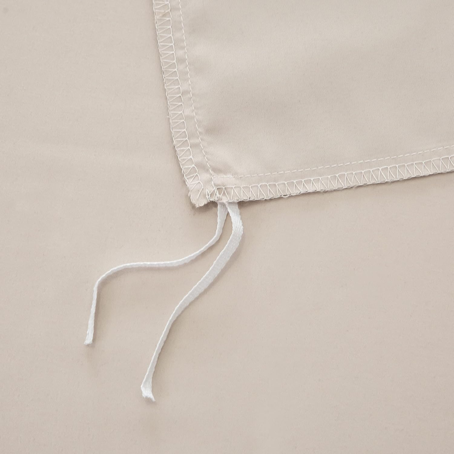 Bed linen 135x200 cm Super Soft 100% brushed microfiber with a quality of 110 g/m², 1 pillowcase 80x80 cm Beige 6