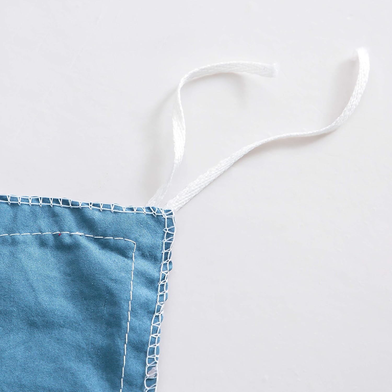 2-piece Bedding 50% Cotton with Zipper - 135x200cm and 80x80cm Pillowcase | Blue/light grey 7