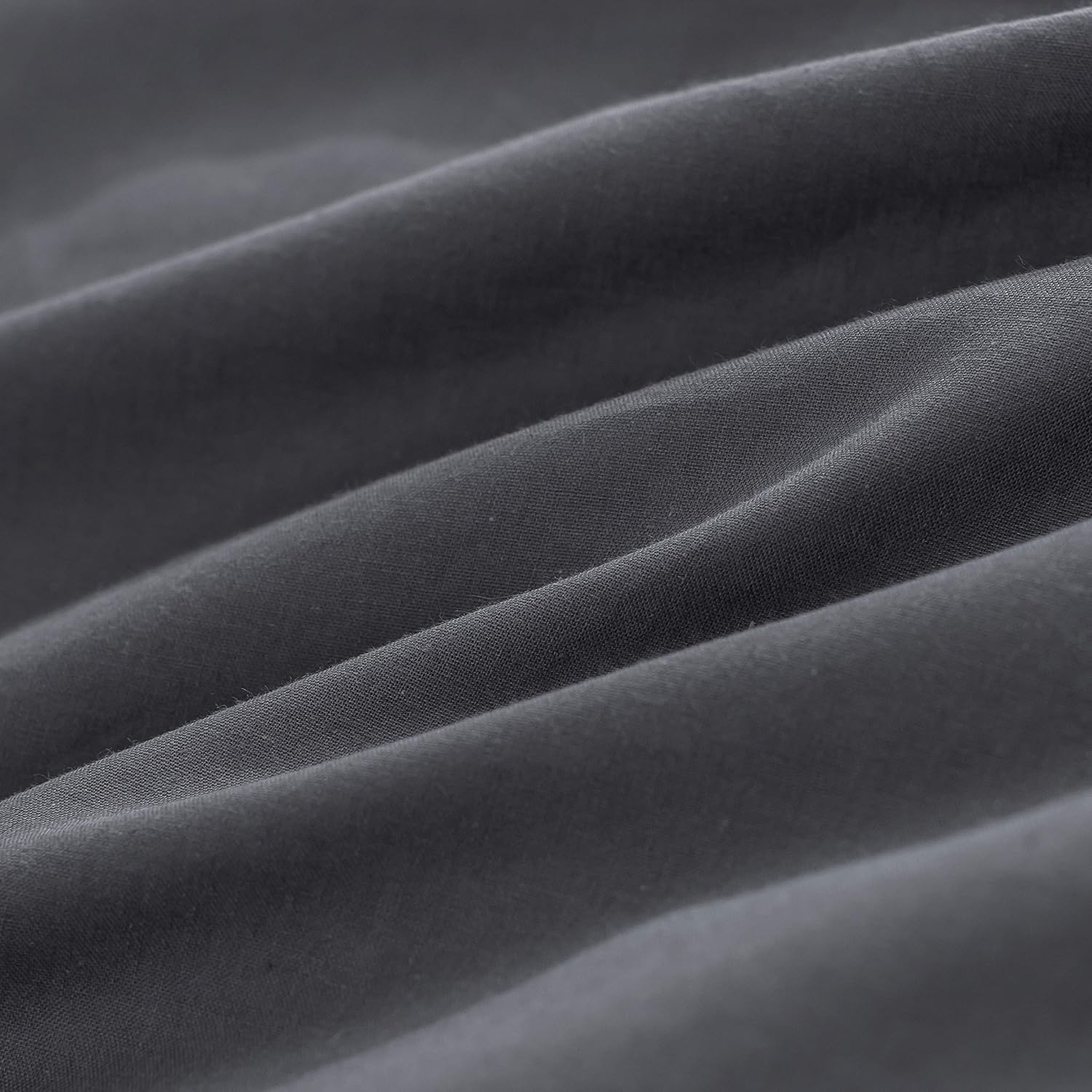 AYSW 300 TC Duvet Cover 200x200cm Grey 100% Cotton with 2 Pillowcases 65x65cm Double Bedding Set with Zipper 5