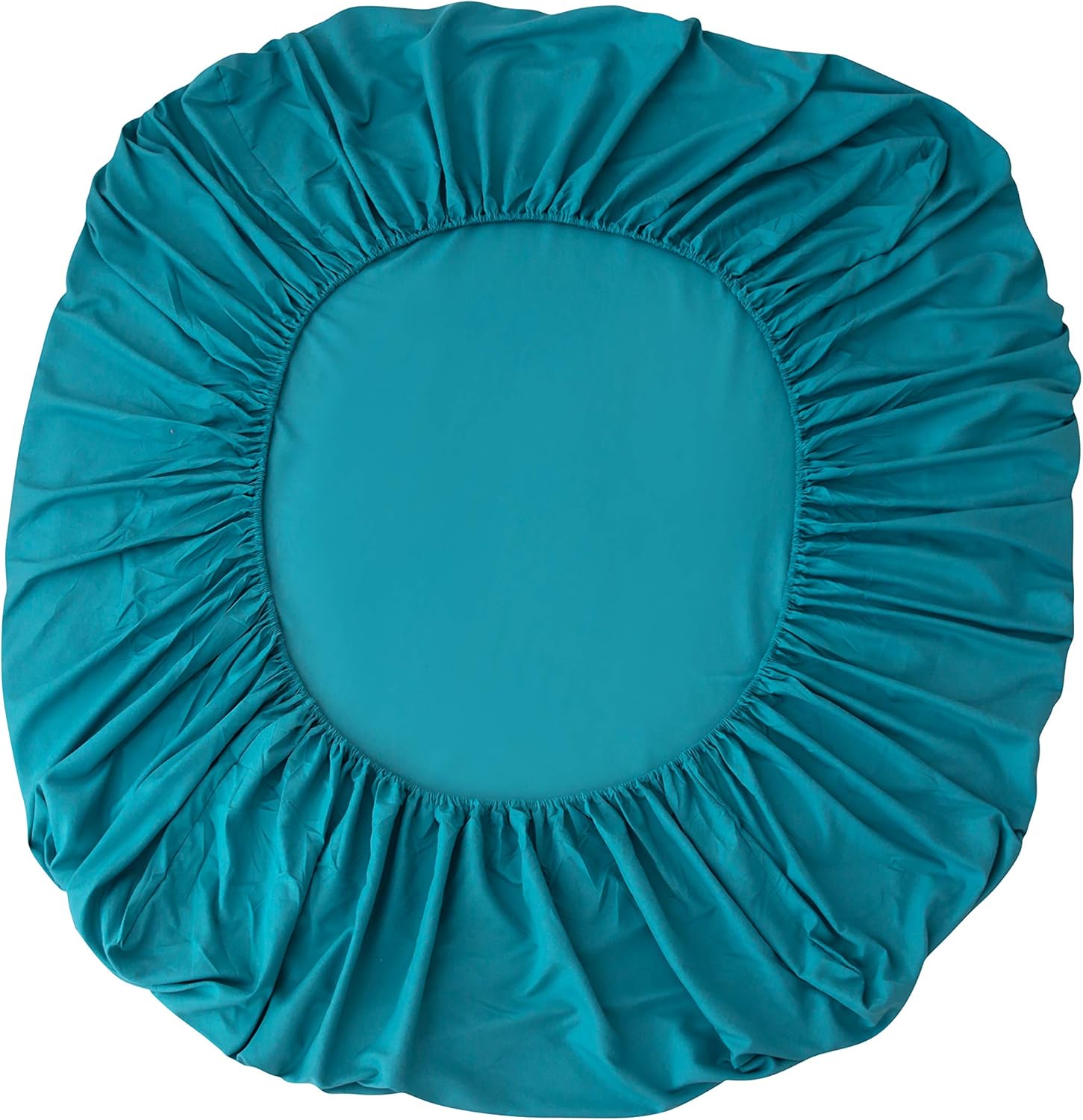 AYSW Fitted Sheet Sea Blue, 100% Soft Microfiber, 180 x 200 x 30 cm, High Quality Fitted Sheet 120g/m² 7