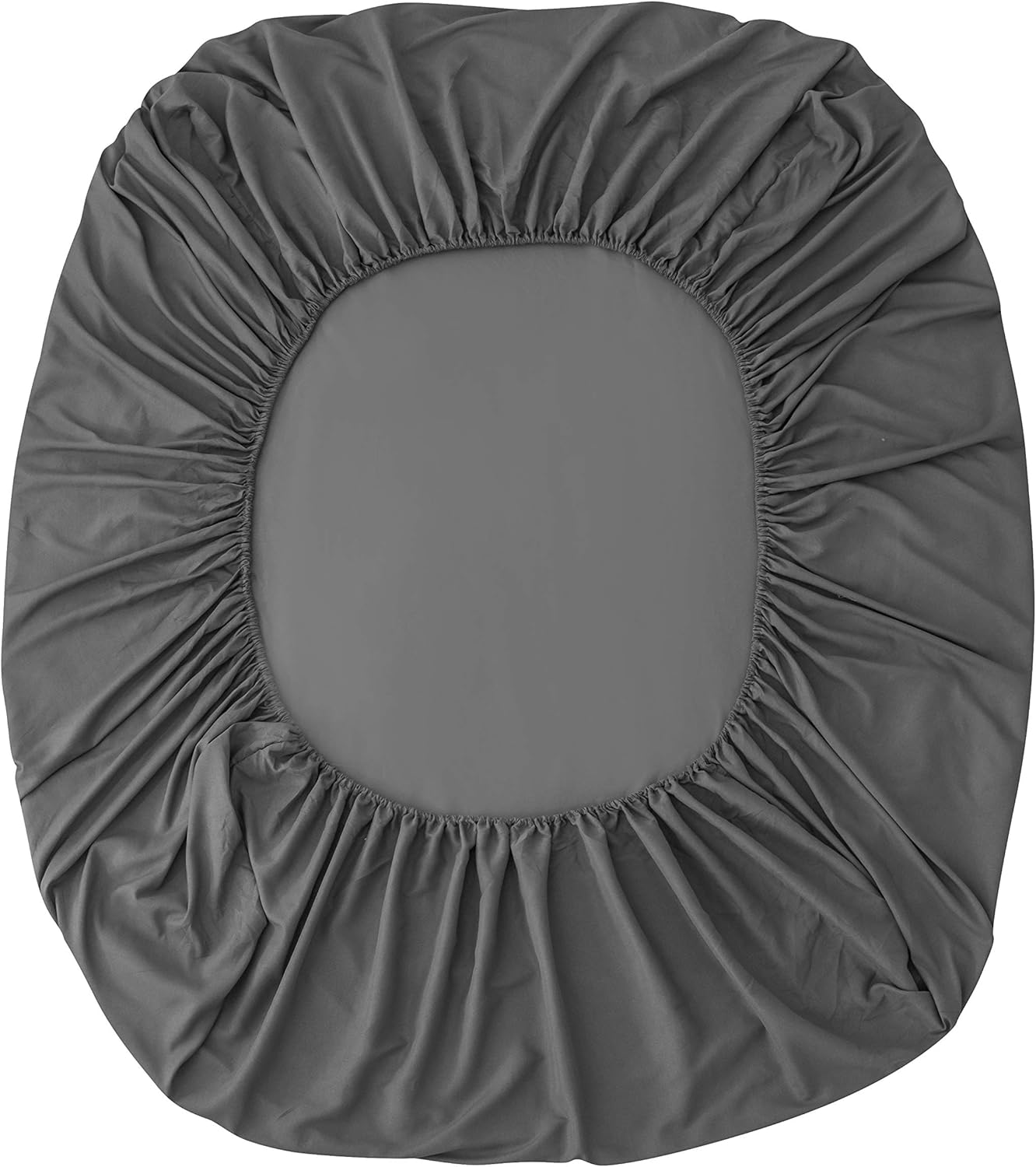 AYSW Fitted Sheet Grey, 100% Soft Microfiber, 140 x 200 x 30 cm, High Quality Fitted Sheet 120g/m² 7