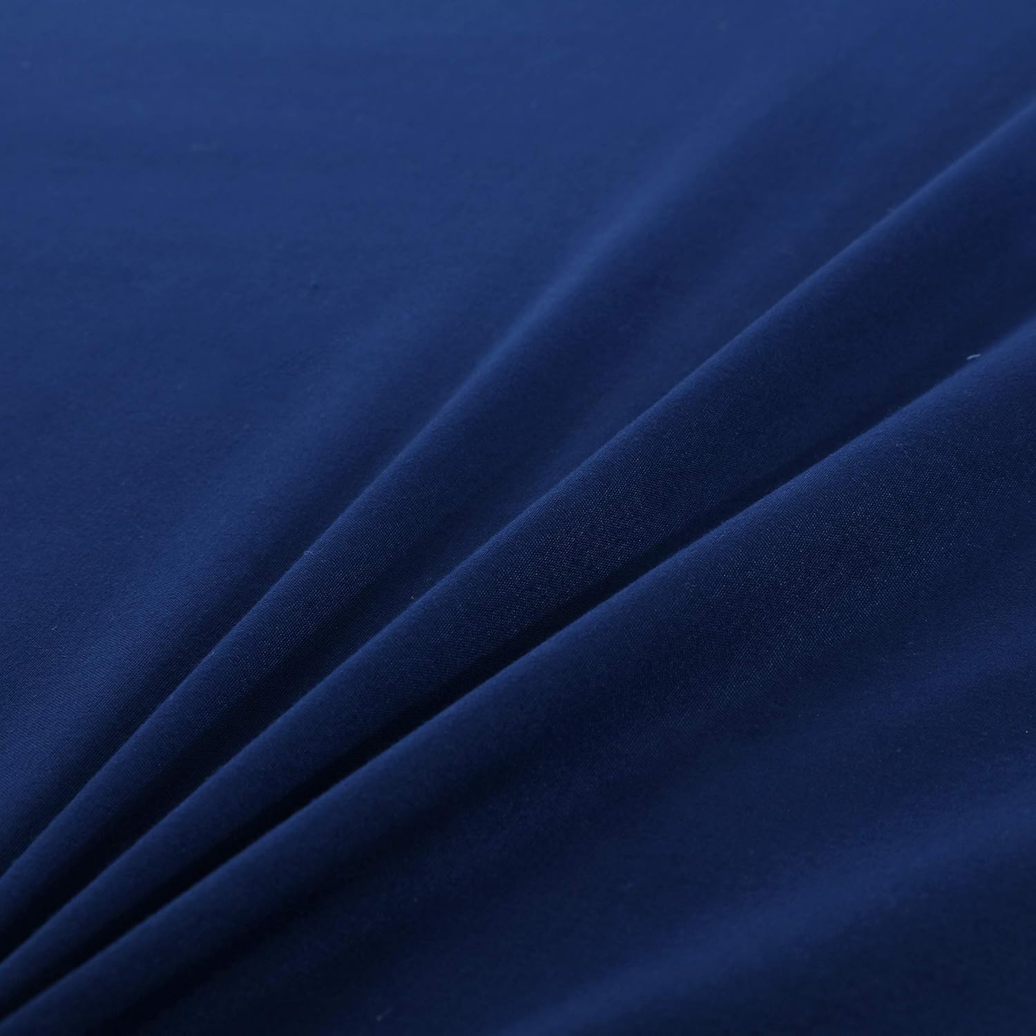 AYSW Fitted Sheet Dark Blue, 100% Soft Microfiber, 140 x 200 x 30 cm, High Quality Fitted Sheet 120g/m² 4