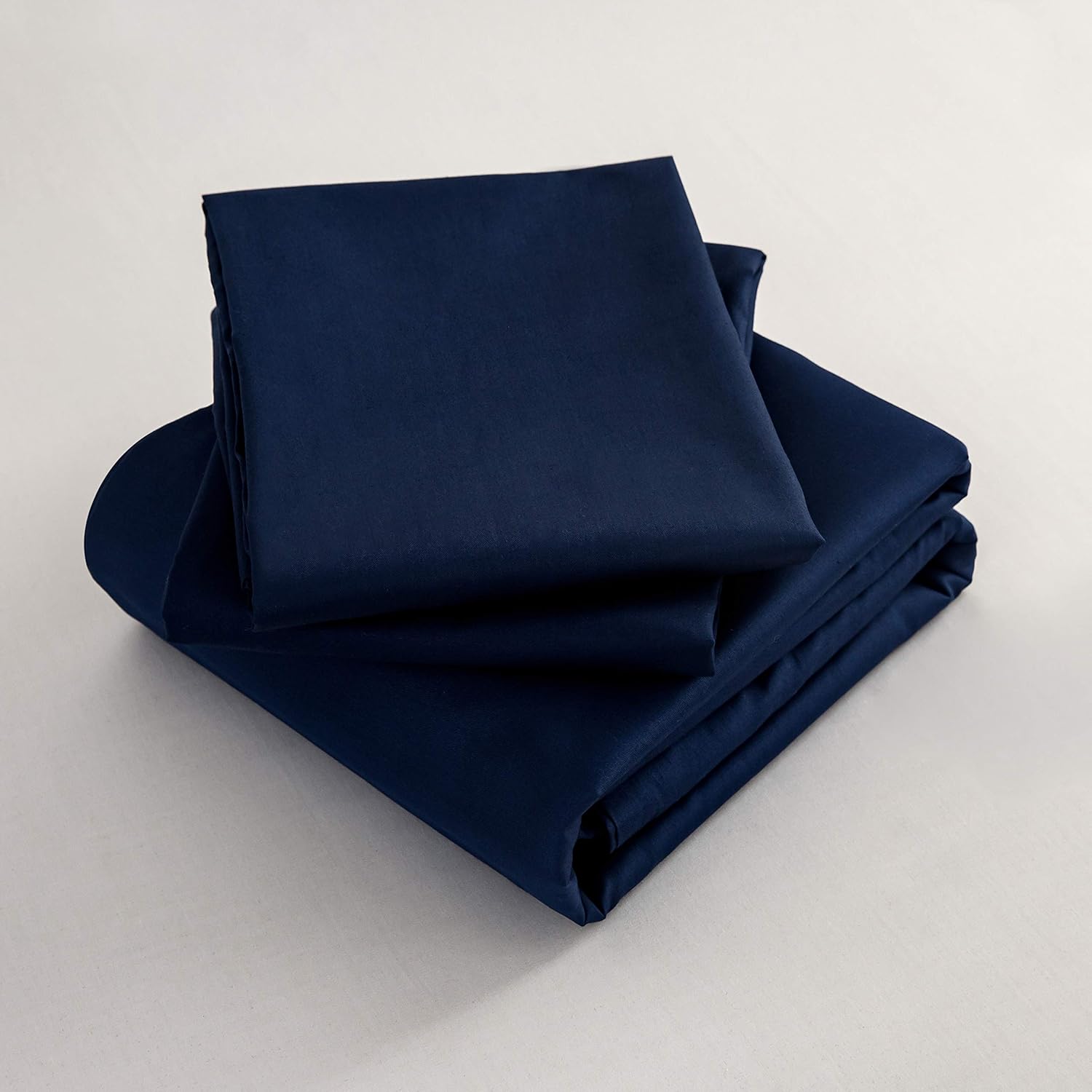 Cotton Bedding 135x200 cm Navy Blue 1 duvet cover with 1 pillowcase 80x80 cm 9