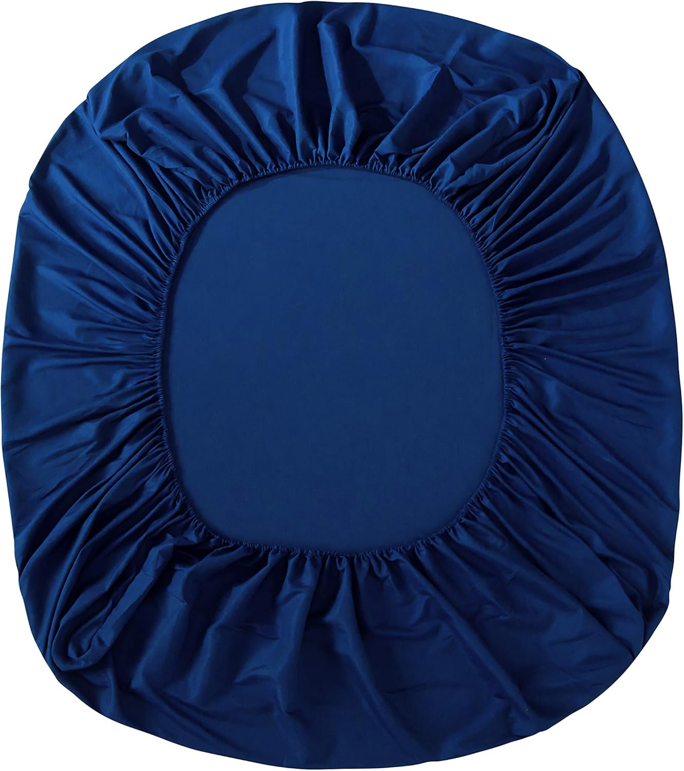 Microfiber, Dark Blue Premium Fitted Sheet 180x200cm, Fitted sheet with all-around elastic for children and adults 8