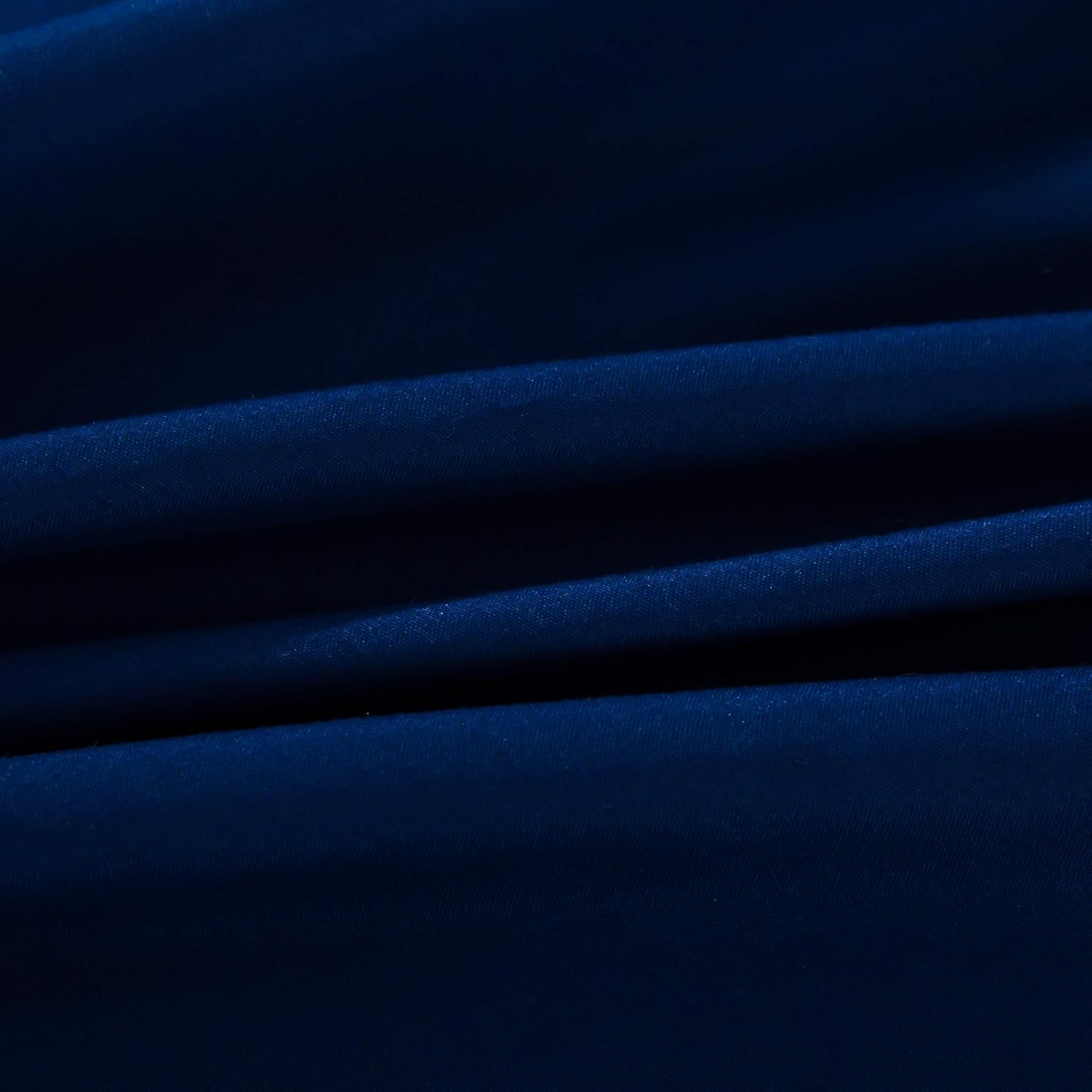 Microfiber, Dark Blue Premium Fitted Sheet 180x200cm, Fitted sheet with all-around elastic for children and adults 5