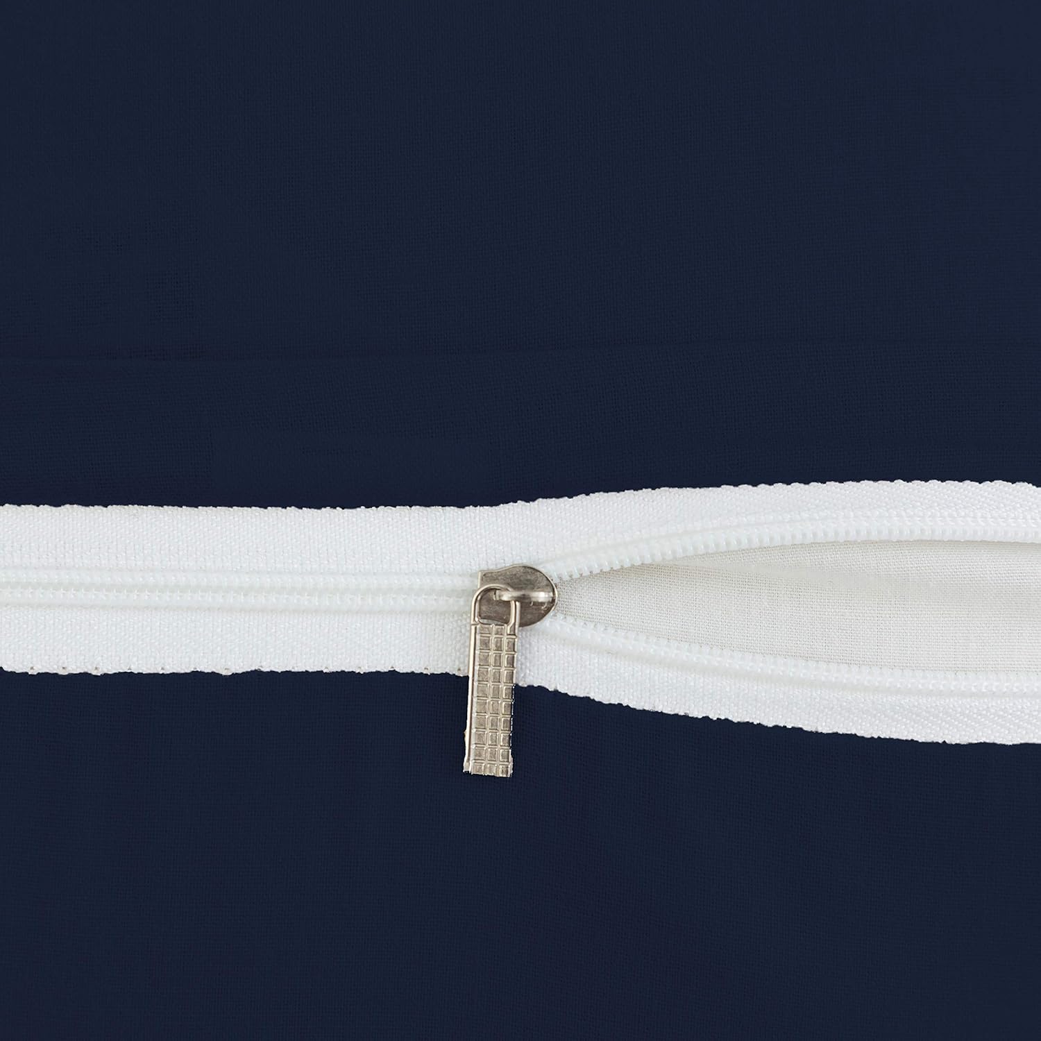 2er Pack Cushion Cover 50x75cm High-quality & Quality Pillowcase with Zipper 100% Microfiber in Navy Blue 4