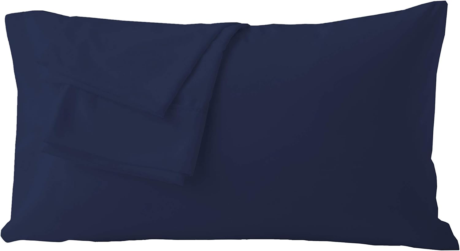 2er Pack Cushion Cover 50x75cm High-quality & Quality Pillowcase with Zipper 100% Microfiber in Navy Blue 5