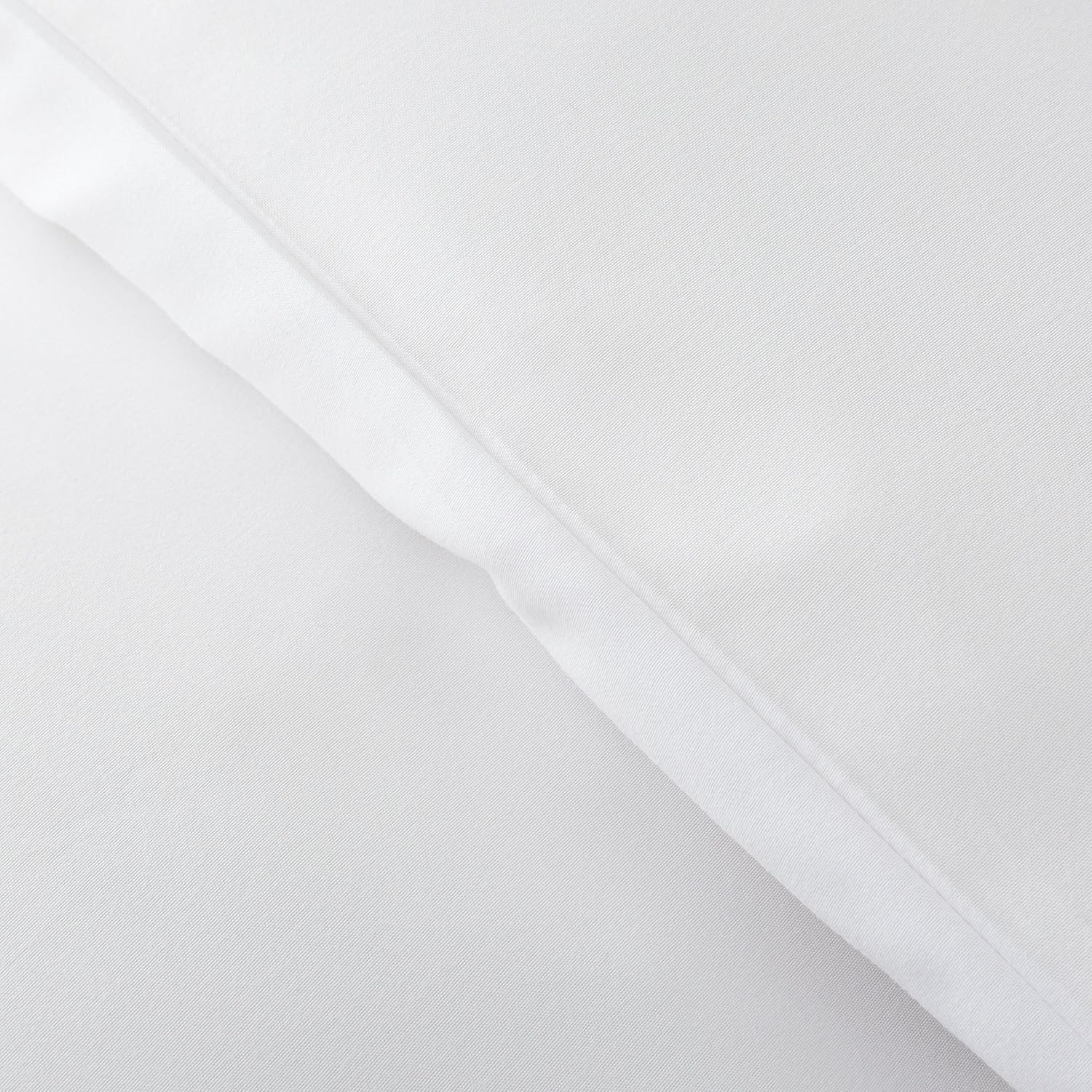 AYSW Set Copripiumino Matrimoniale in Microfibra- 1 Copripiumino 220x240 Bianco in Microfibra + 2 federe 50x80cm Bianco 3