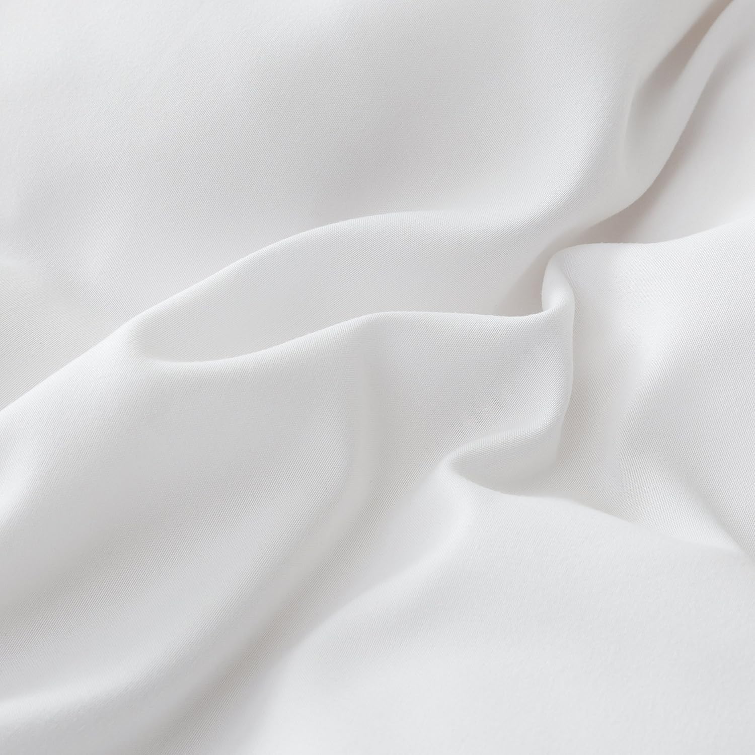AYSW Set Copripiumino Matrimoniale in Microfibra - 1 Copripiumino 250x200 Bianco+ 2 federe 50x80cm Bianco 4