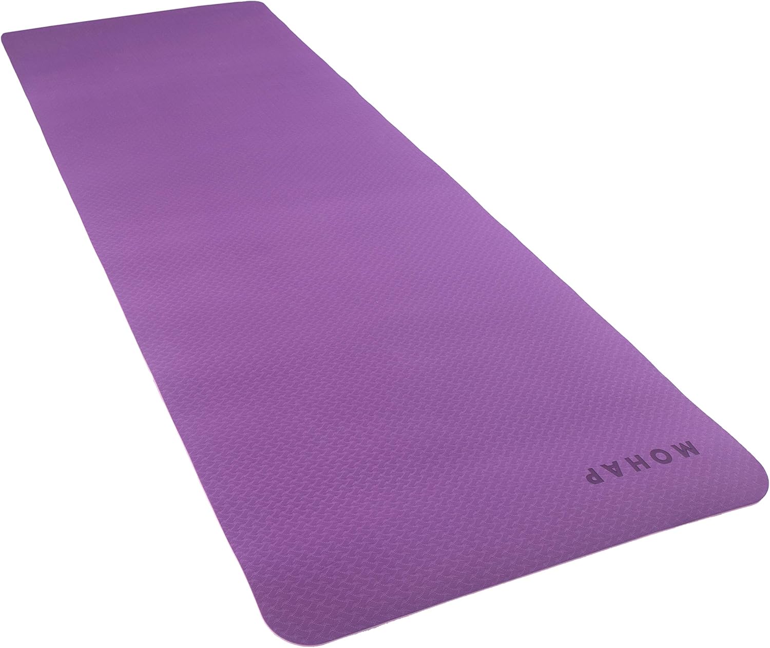 AYSW Tapis de Yoga en TPE par SGS Certifié Double Face avec Sac de Transport et Bandoulière 183x61x0.6 Antidérapant et Durable Tapis Violet d'exercice pour Sport au Sol, Gym, Yoga Pilates et Fitness 4
