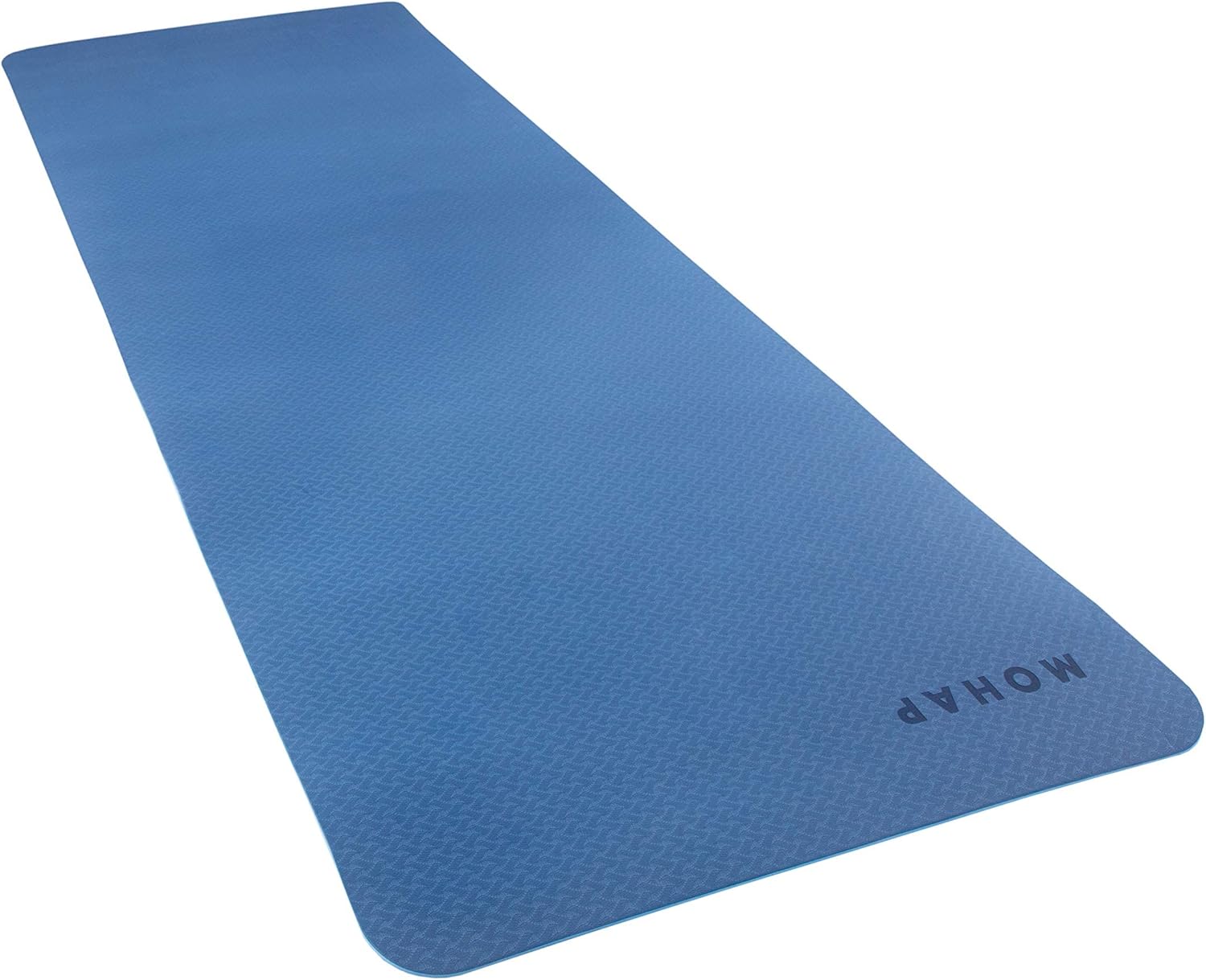 AYSW Tapis de Yoga en TPE par SGS Certifié Double Face avec Sac de Transport et Bandoulière 183x61x0.6 Antidérapant et Durable Tapis Bleu d'exercice pour Sport au Sol, Gym, Yoga Pilates et Fitness 4