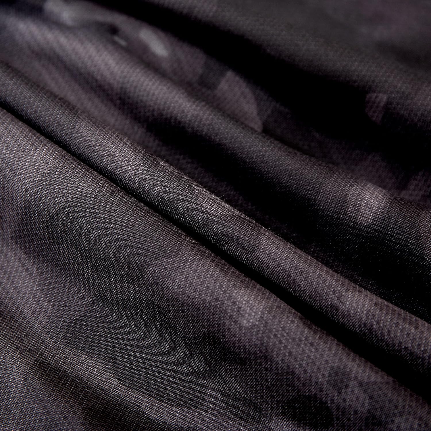 AYSW Bettwäsche 200X200cm Mikrofaser Mamor Schwarz 3 Teilig weiche Bettbezug mit Reißverschluss und 2 Kissenbezüge 80 x 80 cm 5