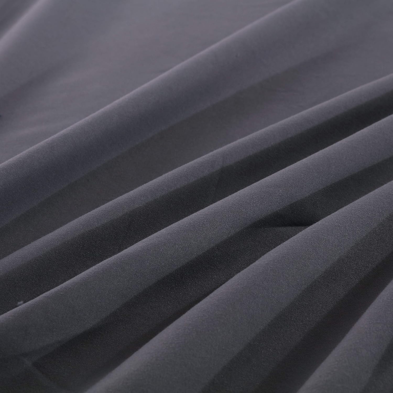 AYSW Super King Fitted Sheet Polyester with 30cm Deep Pocket and 360° all-around elastic NO Pillowcases Grey 4