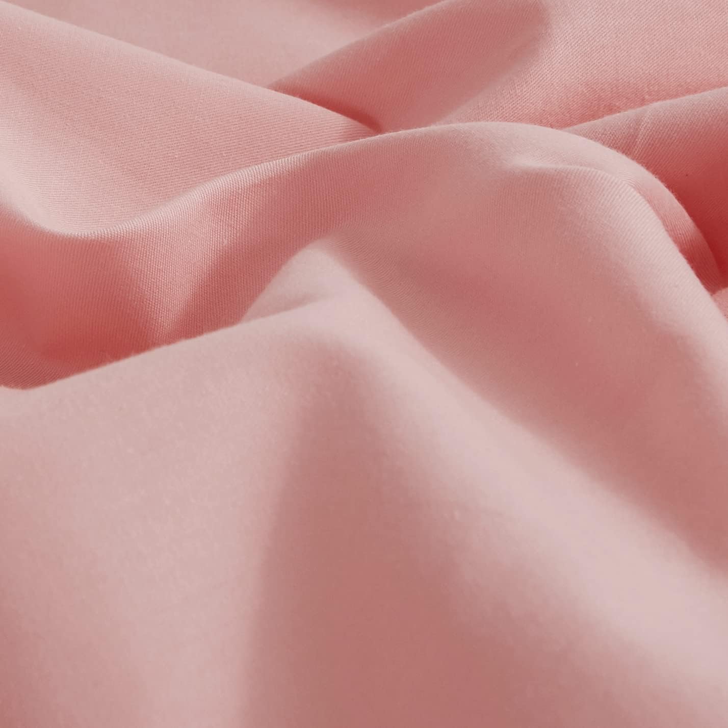 AYSW Double Fitted Sheet Polyester with 30cm Deep Pocket and 360° all-around elastic NO Pillowcases Pink 3