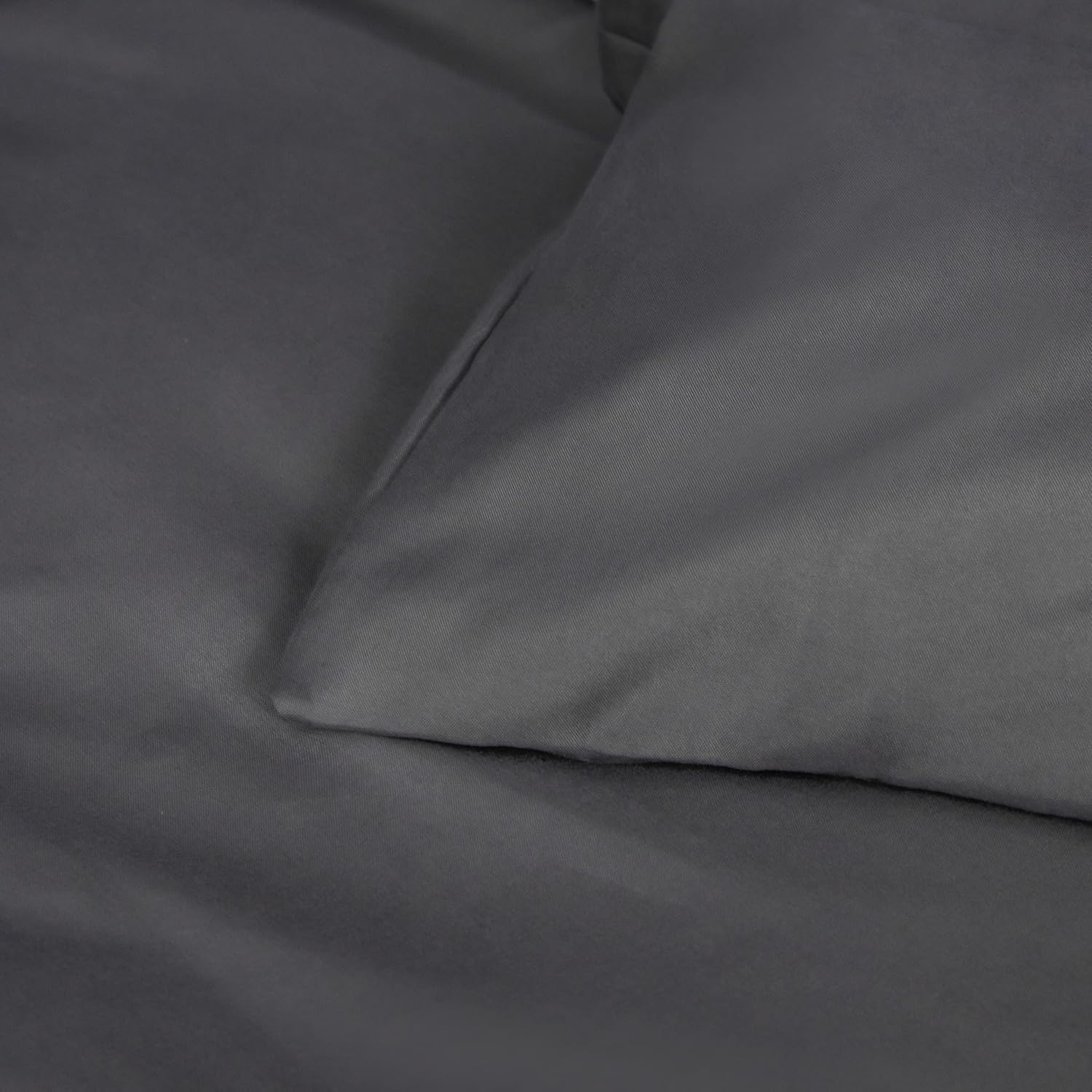 Microfiber Bedding 200x220 cm + 2X Pillowcase 80x80 cm - Soft Fluffy Duvet Cover Set, 3 piece, Anthracite 6