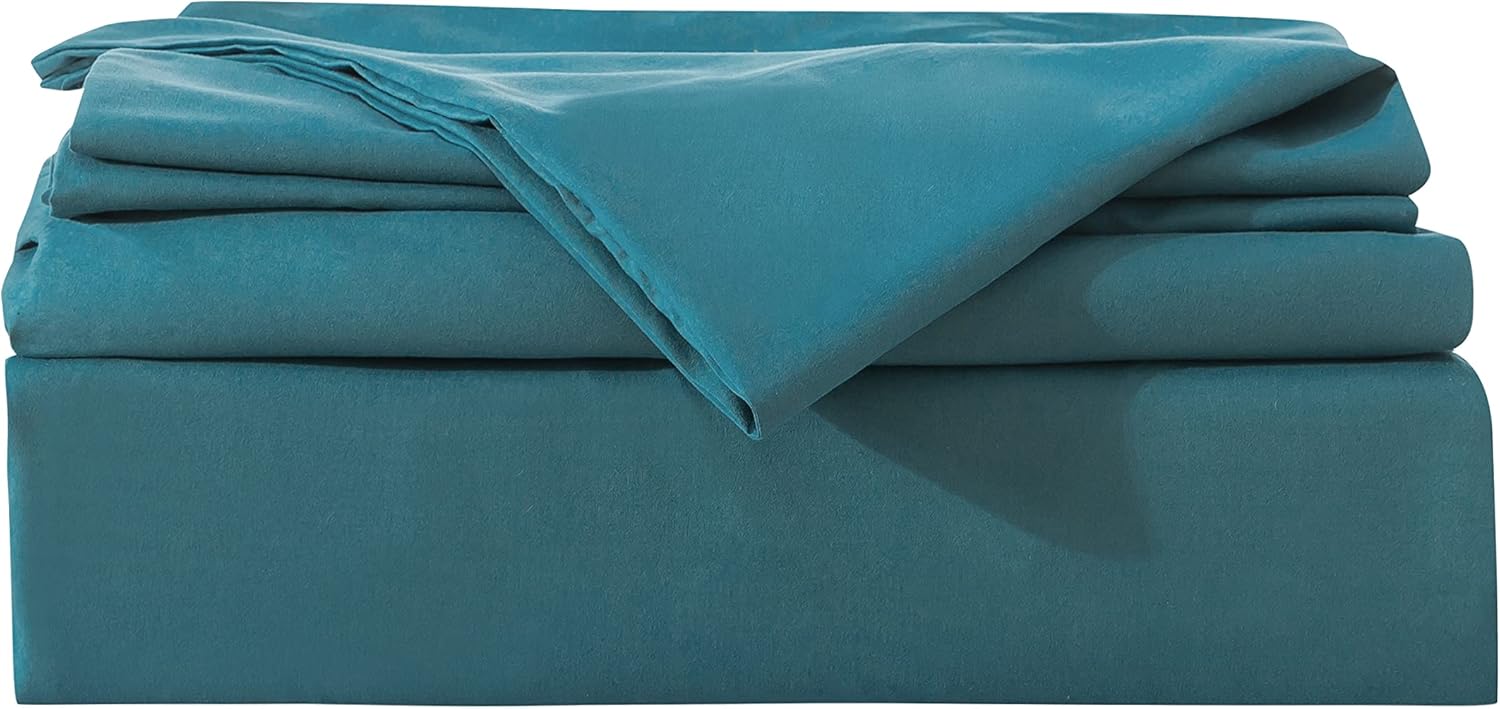 AYSW Duvet Cover Set 200x200cm+2 pillowcases 65x65cm Blue Lake Bedding Set 2 Person Adult in Microfiber 5