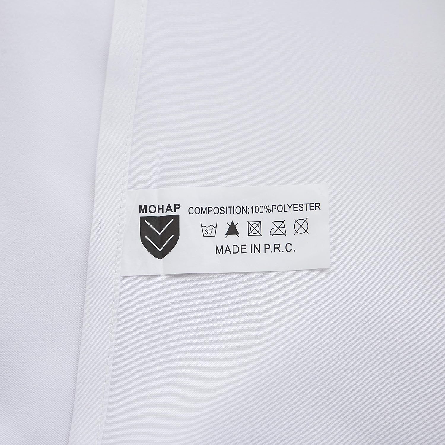 AYSW Duvet Cover Set 220x240cm+2 pillowcases 65x65cm White 2 Person Adult Bedding Set in Microfiber 4