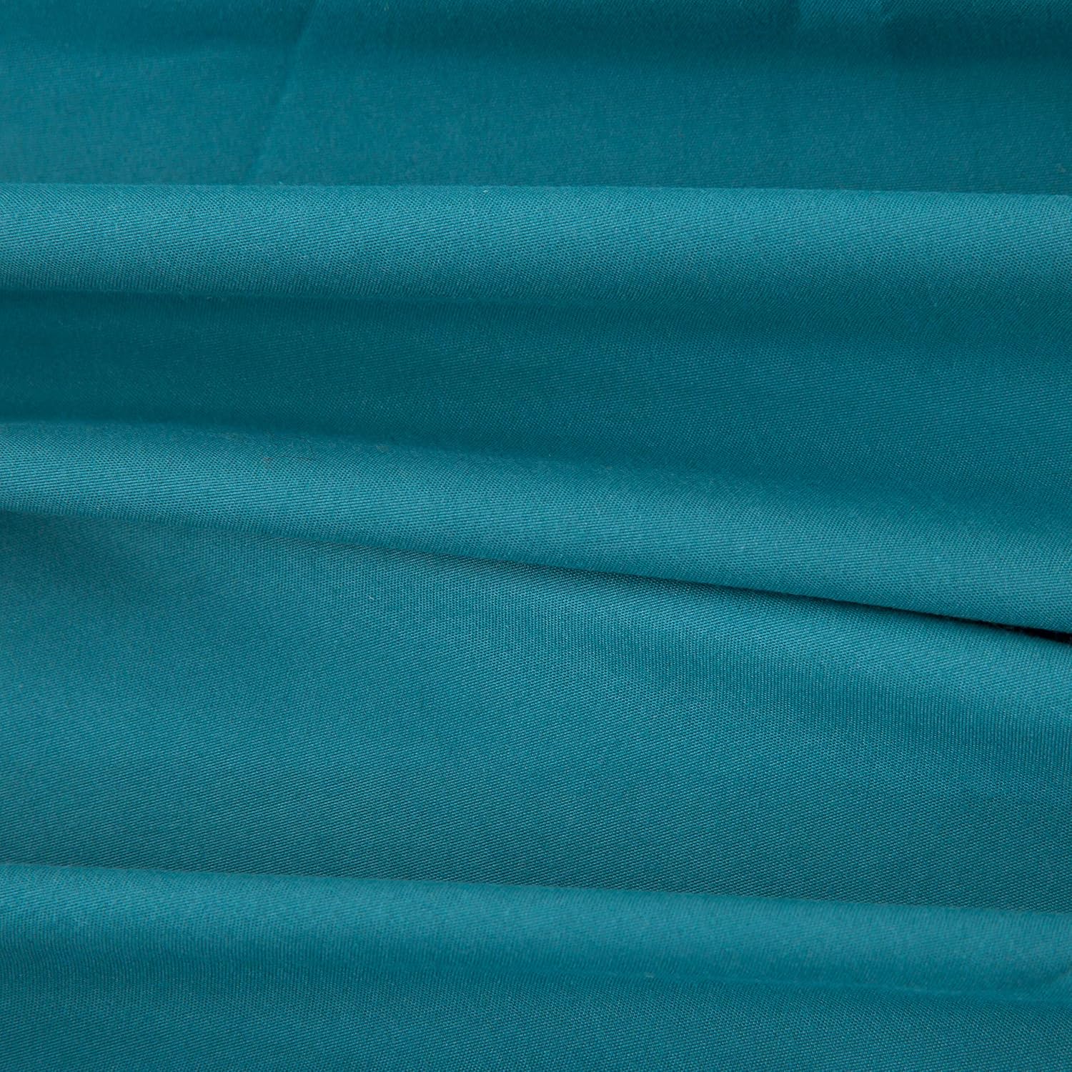 AYSW Fitted Bottom Sheet Full Teal Premium Brushed Microfiber Ultra-Soft Shrink and Fade Resistant Elastic All Around Deep Pocket 6