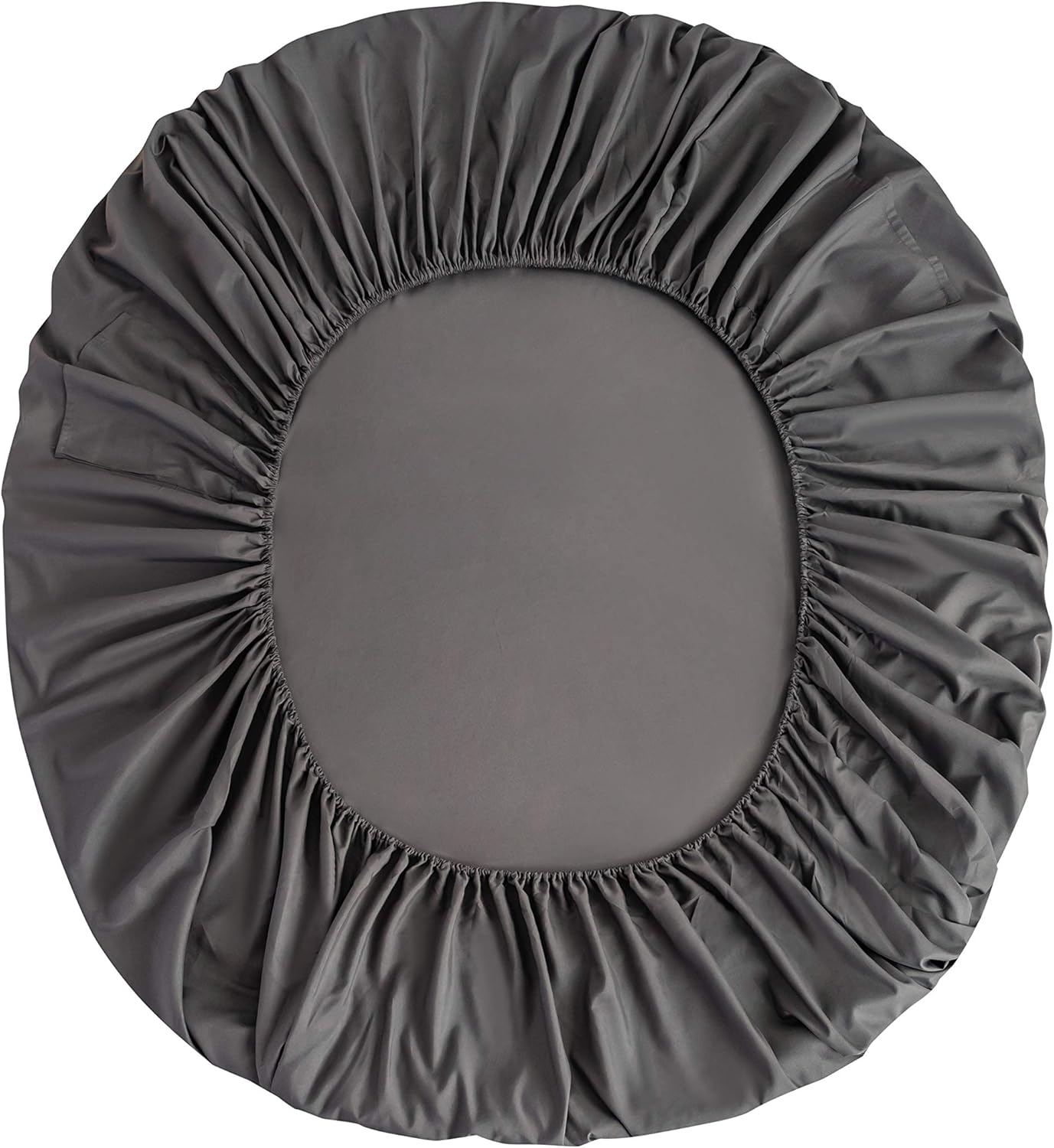 AYSW Fitted Sheet 180x200 cm with 30cm Pocket Grey in Microfiber 5