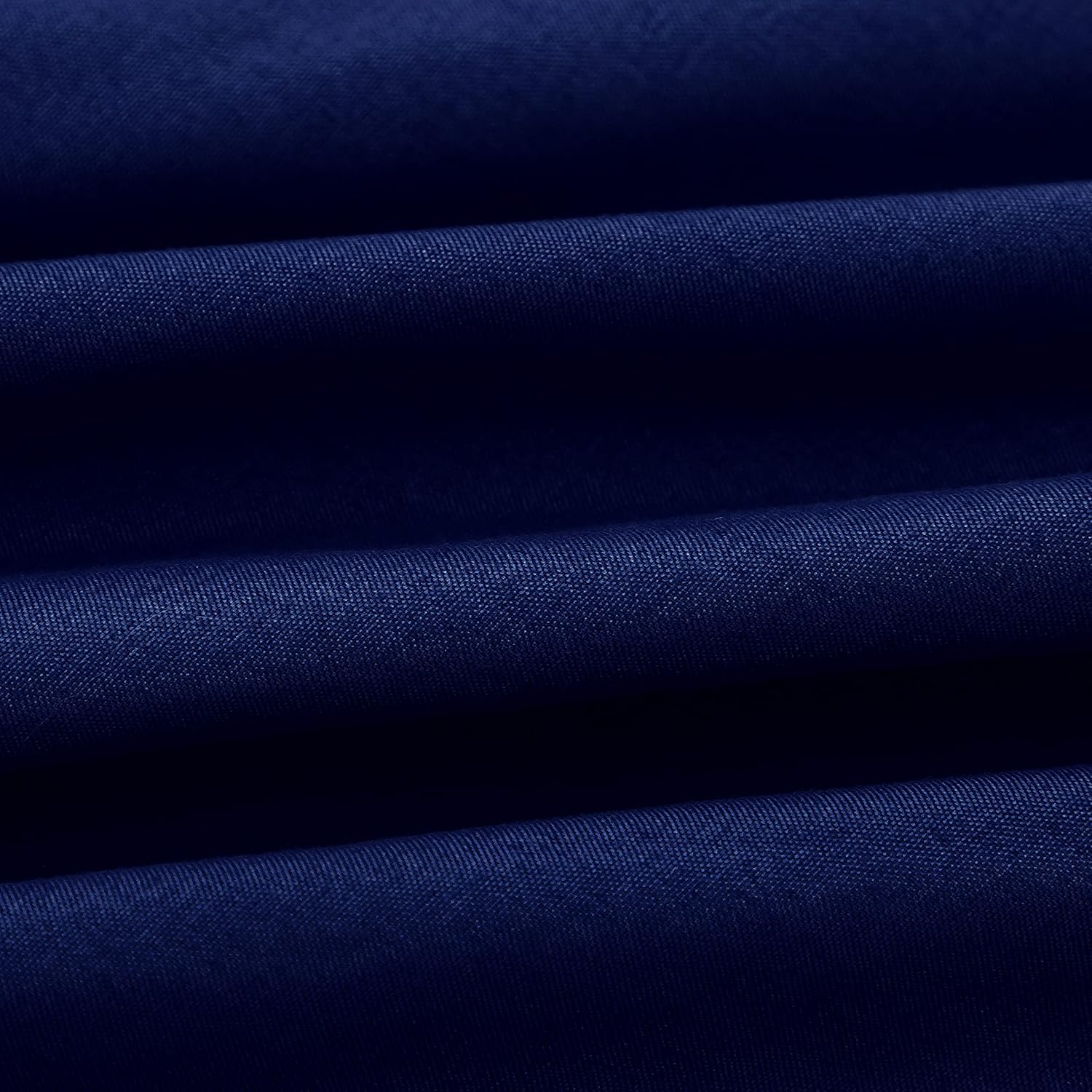 AYSW Set of 2- Dark Blue Pillowcases 50x70cm Pillowcase with a Zipper in Microfiber … 6
