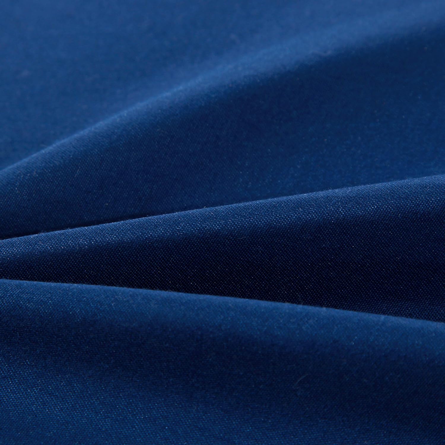 AYSW Set of 2- Dark Blue Pillowcases 65x65cm Pillowcase with a Zipper in Microfiber … 4