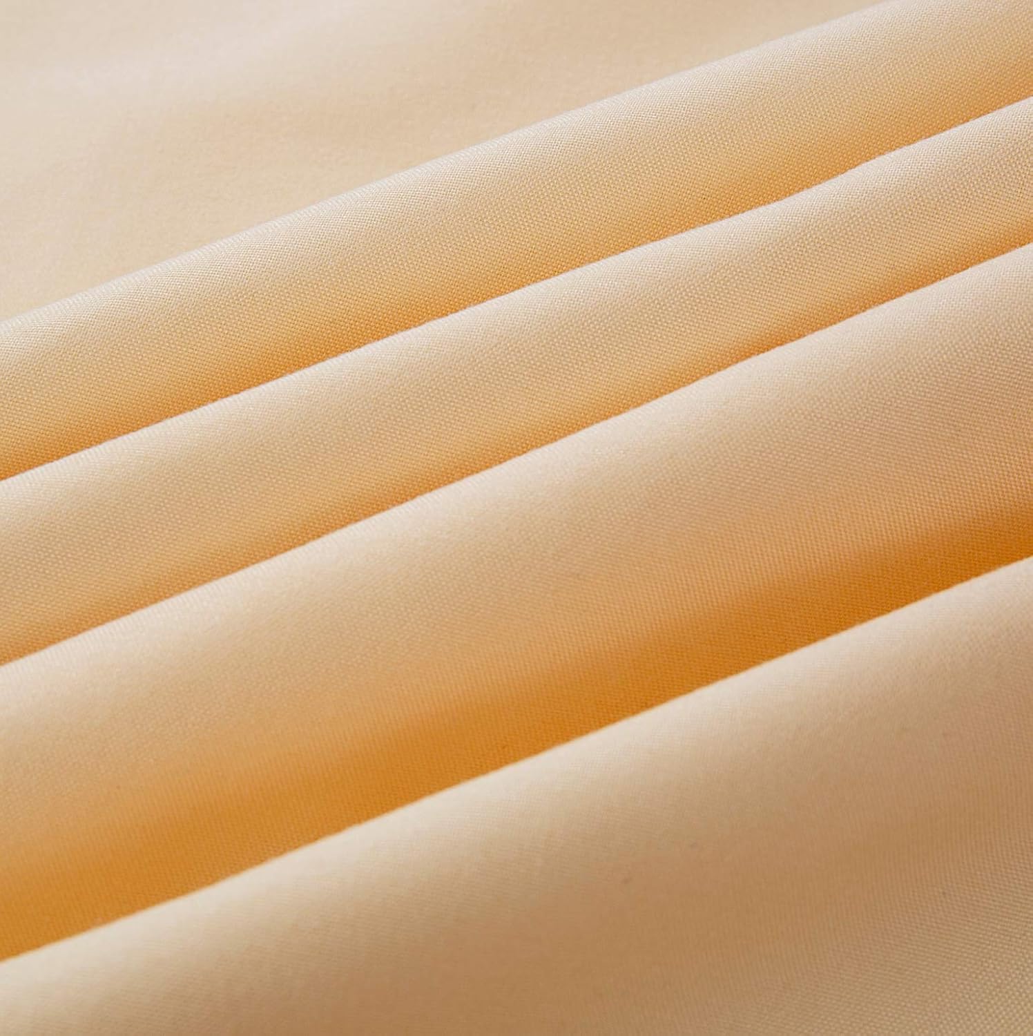 AYSW Pillowcases Set of 2 Bed Pillow Cover Brushed Microfiber Envelope Closure Queen Size 20"x30" Light Yellow Soft and Cozy Easy Care 5