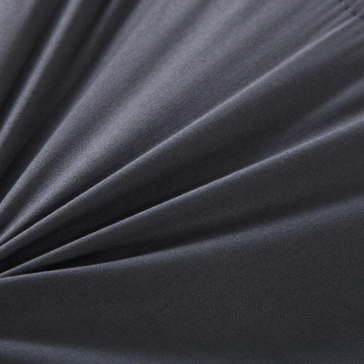All-season duvet quilt 200x200 cm, anti-allergic for allergy sufferers 100% Microfaser Öko Tex Standard Light summer duvet 180GSM Double Face Grey/Smoke 6