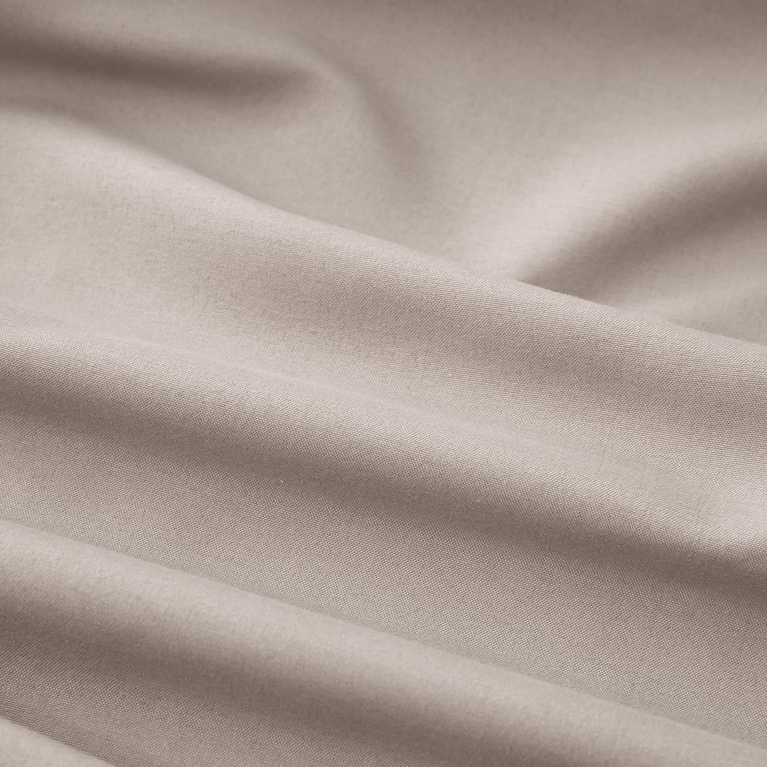 Lenzuolo con Angoli, Elasticizzati in Microfibra, 160x200x30cm, Beige 6