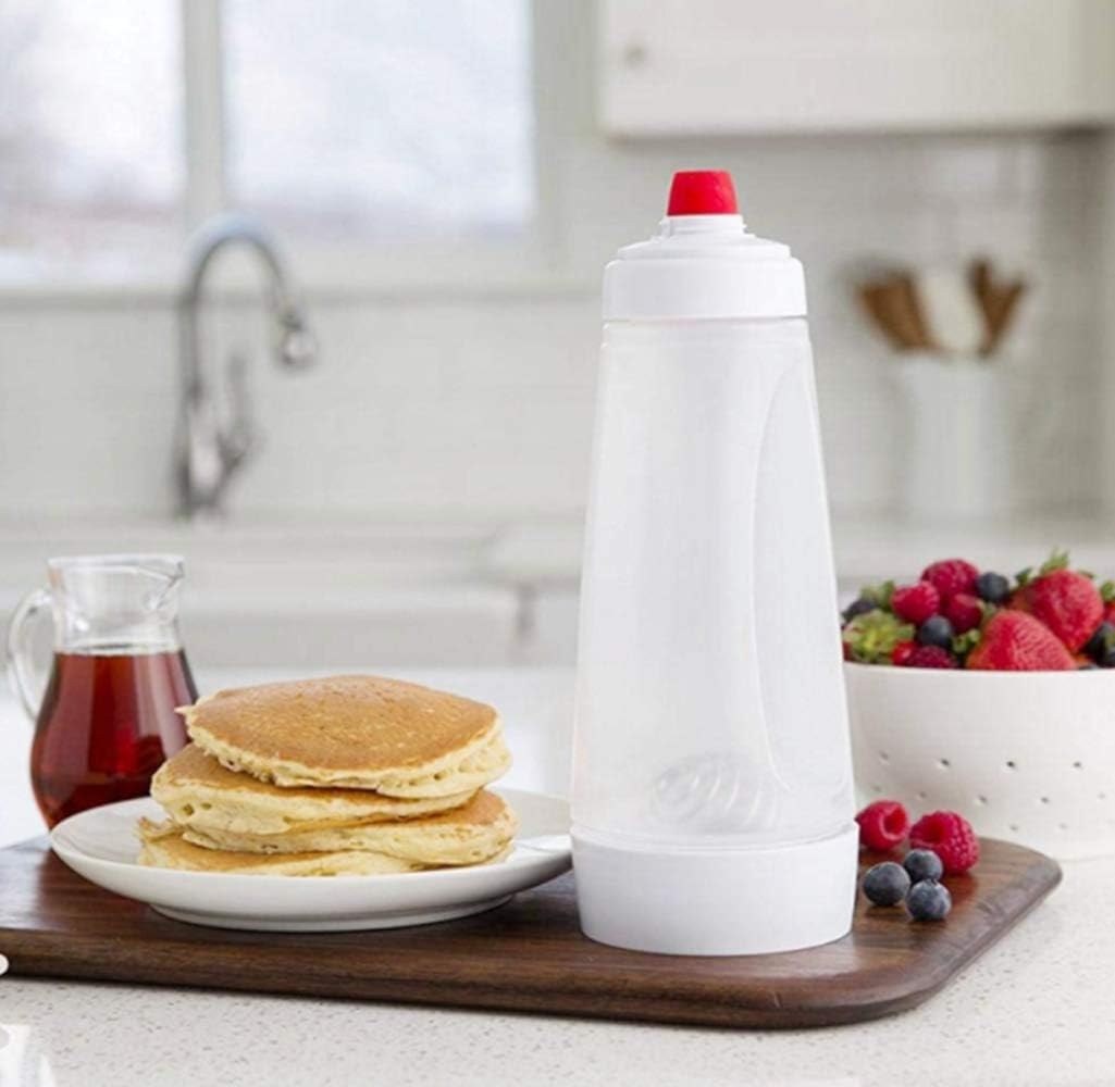 Shaker à pâte Pâte Mixeur Shaker Bottle Shaker à œufs Die Komplettlösung zur Zubereitung von Crêpes, Pancakes, Waffeln usw. | Der Schneebesen BlenderBall 4