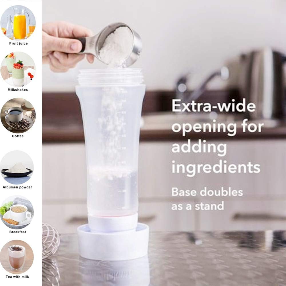 Shaker à pâte Pâte Mixeur Shaker Bottle Shaker à œufs Die Komplettlösung zur Zubereitung von Crêpes, Pancakes, Waffeln usw. | Der Schneebesen BlenderBall 5