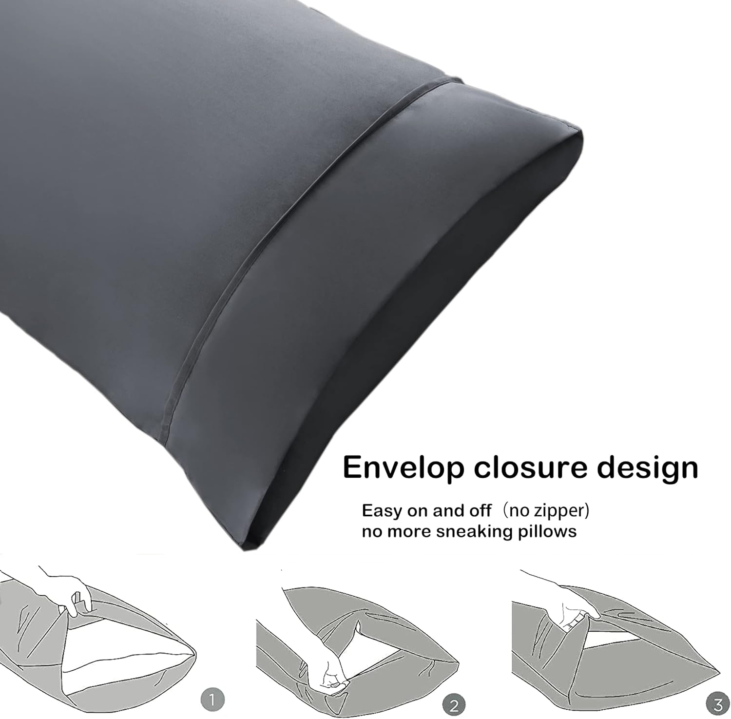 AYSW Bed Sheet Set 3 Pieces Double Brushed Microfiber 1800 - Breathable All Season Luxury Soft Bedding - Twin Gray 7