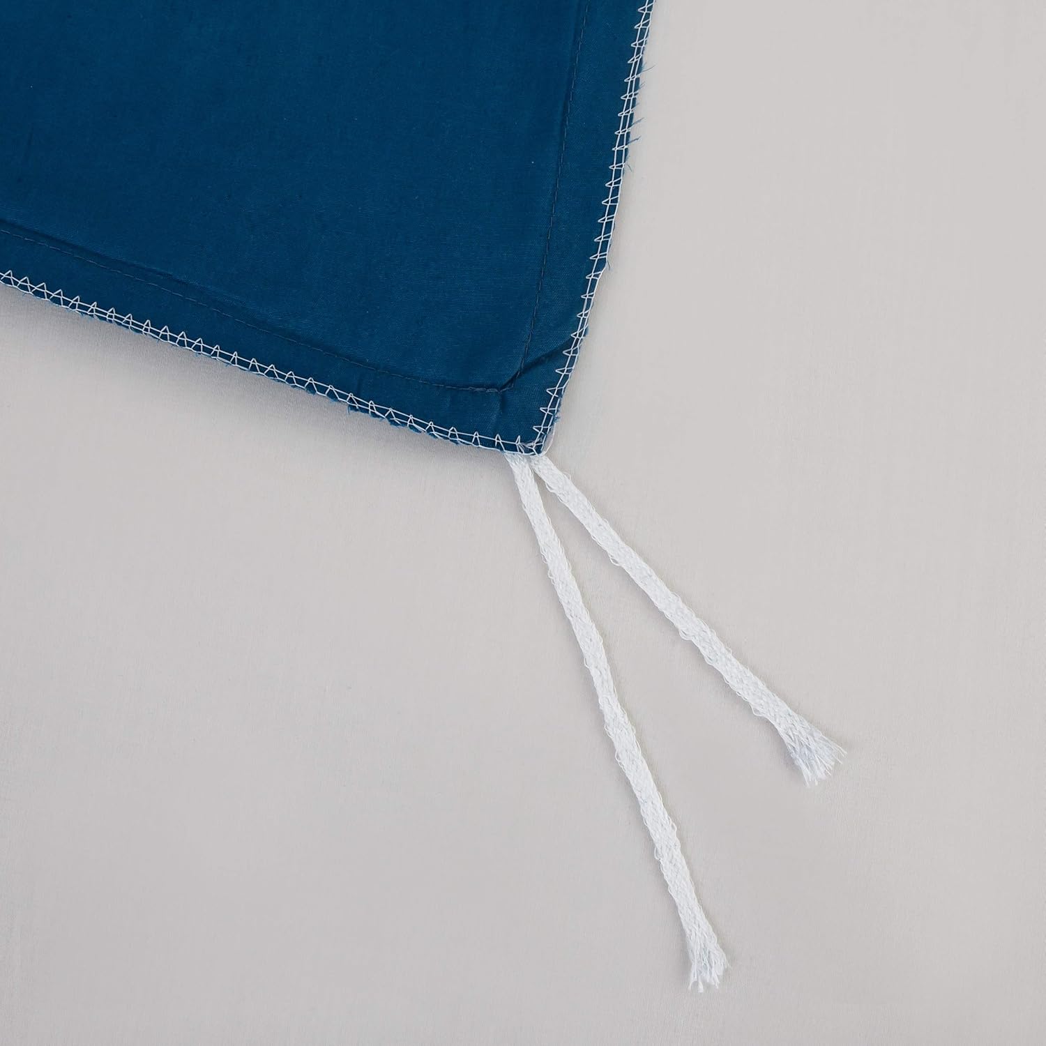 Cotton Bedding 200x220 cm Denim Blue 3-piece Set 1 duvet cover with 2 pillowcases 80x80 cm 8
