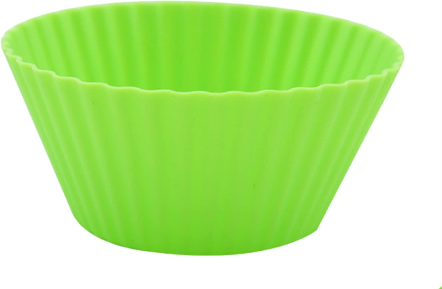 24er-Pack wiederverwendbare Silikon-Muffinformen - Hitzebeständig - Gelb 2