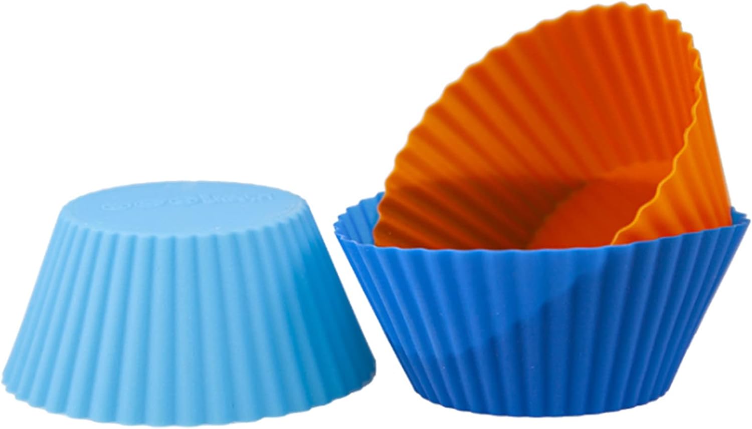 24er-Pack wiederverwendbare Silikon-Muffinformen - Hitzebeständig - Gelb 3