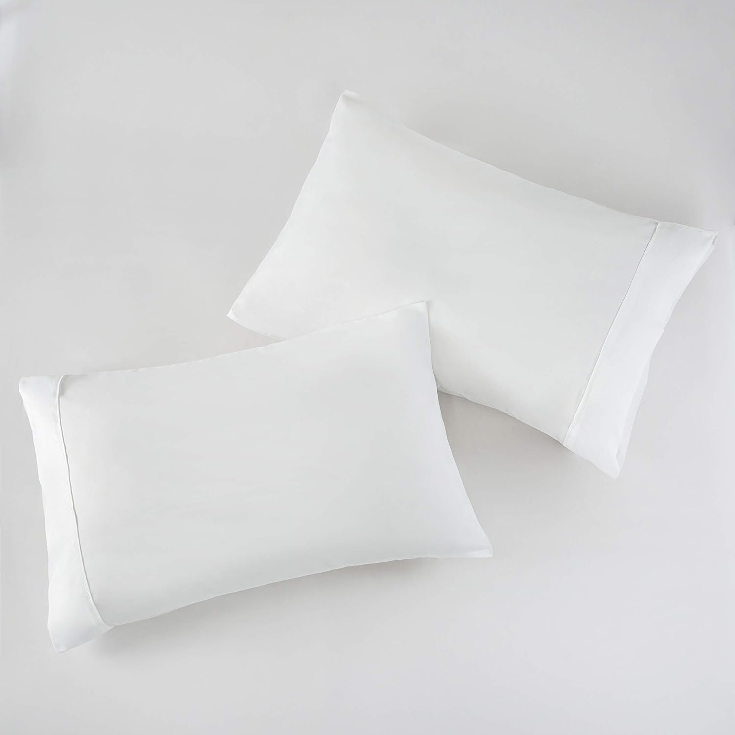 AYSW Completo Lenzuola Matrimoniali Spazzolata Microfibra Set lenzuola Matrimoniale 1 Lenzuolo con Angoli 180x200cm, 1 lenzuolo piatto di 270x290cm e 2 Federe 50x80cm Bianco 5