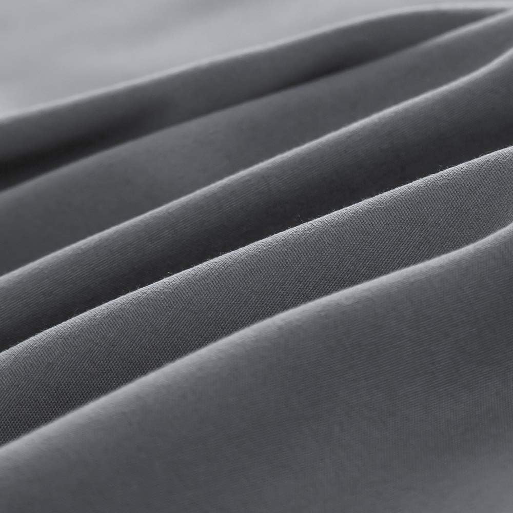 AYSW Singolo Completo Lenzuola Letto - Spazzolata Microfibra - Lenzuola e 1 Federa Grigio 3