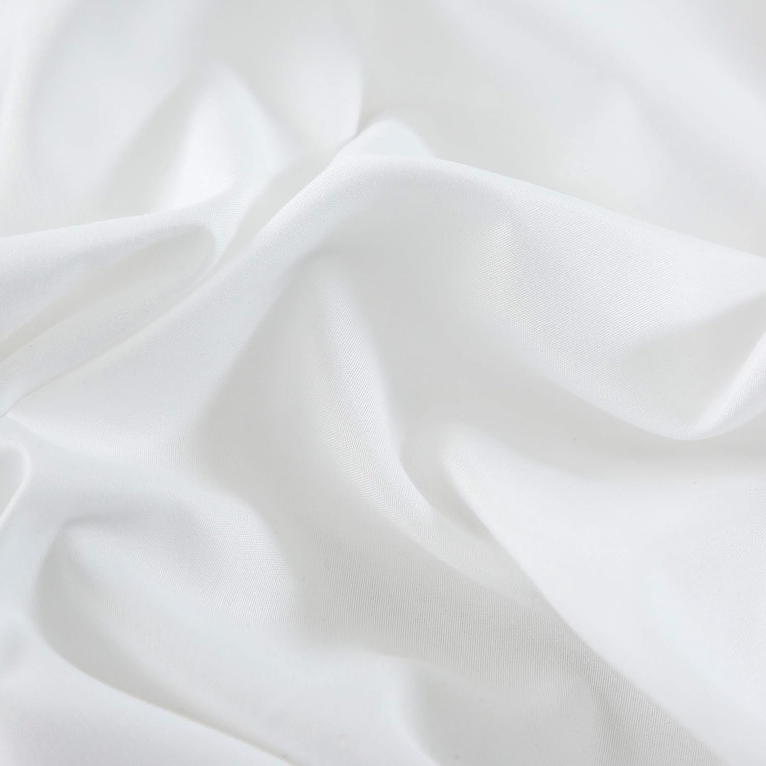 AYSW Singolo Completo Lenzuola Letto - Spazzolata Microfibra - Lenzuola e 1 Federa Bianco 3